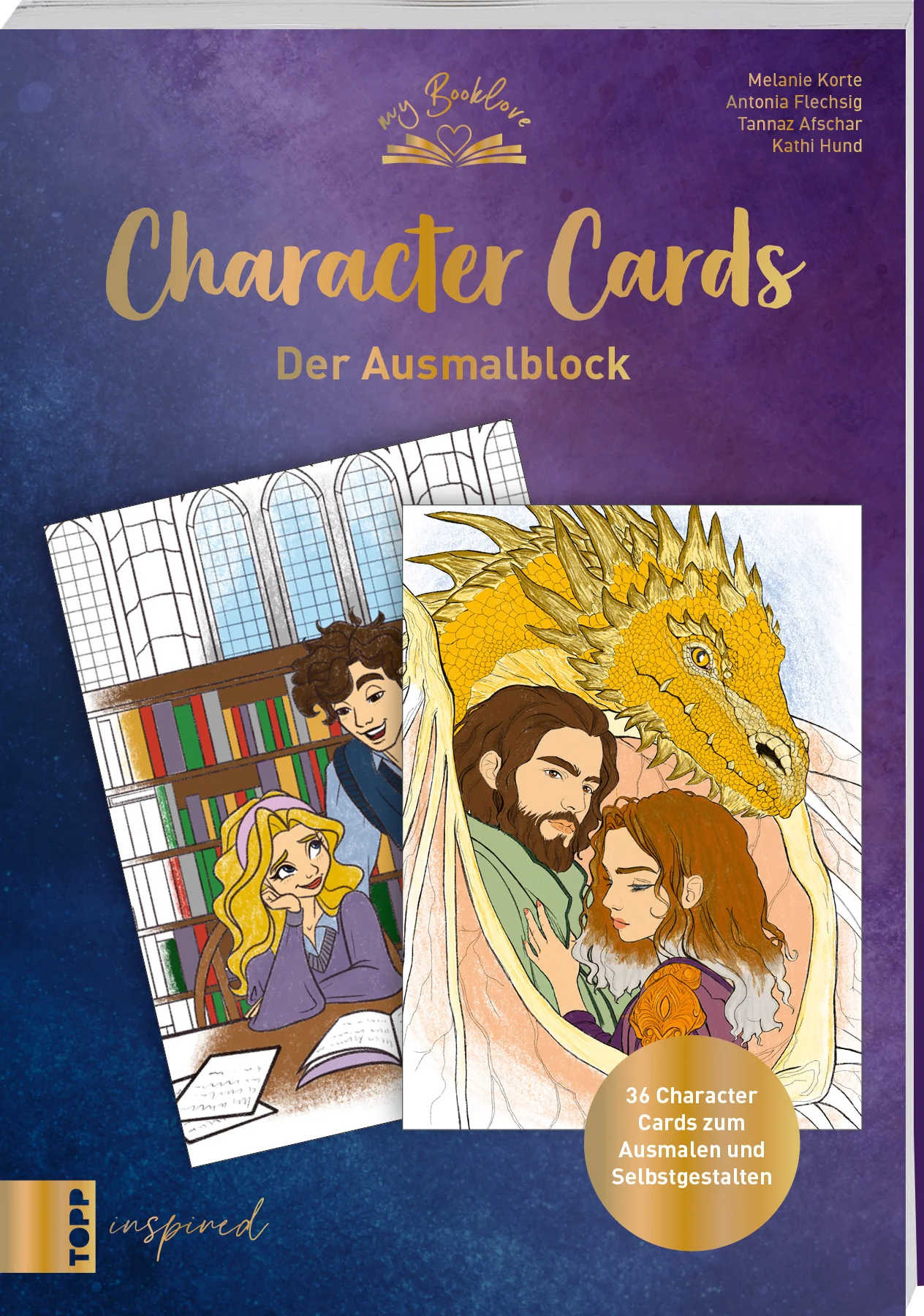 Du liebst Character Cards und hättest gerne zu jedem Buch die passende Charakterkarte? Kein Problem, we've got you! Mit Character Cards hast du die Hauptcharaktere deiner Lieblingsbücher immer direkt vor Augen. Dieser Block bietet dir 36 Ausmalseiten mit vorgezeichneten Character Cards im gängigen Postkartenformat, damit du deinen Heldinnen und Helden deine ganz persönliche Note verleihen kannst. Ob Romance oder Fantasy - hier findest du garantiert die perfekte Vorlage für dein aktuelles Buch! Eine kurze Grundanleitung gibt dir dabei ein paar nützliche Tipps und Tricks zur Kolorierung. Mit dem kleinen, handlichen Format ist dieses Ausmalbuch auch für unterwegs super geeignet! Das erwartet dich:36 Character Cards zum Ausmalenvon erfahrenen Illustrator:innen entworfene Motive handliches, stabiles Postkartenformatmit offenem Rücken zum leichten Heraustrennen, bleibt einfach offen liegenkurze Grundanleitung mit Tipps und Tricks zu den Materialien und zum Kolorierenideales Geschenk für alle Buchliebhaber:innen!Gestalte im Handumdrehen täuschend echte Character Cards!