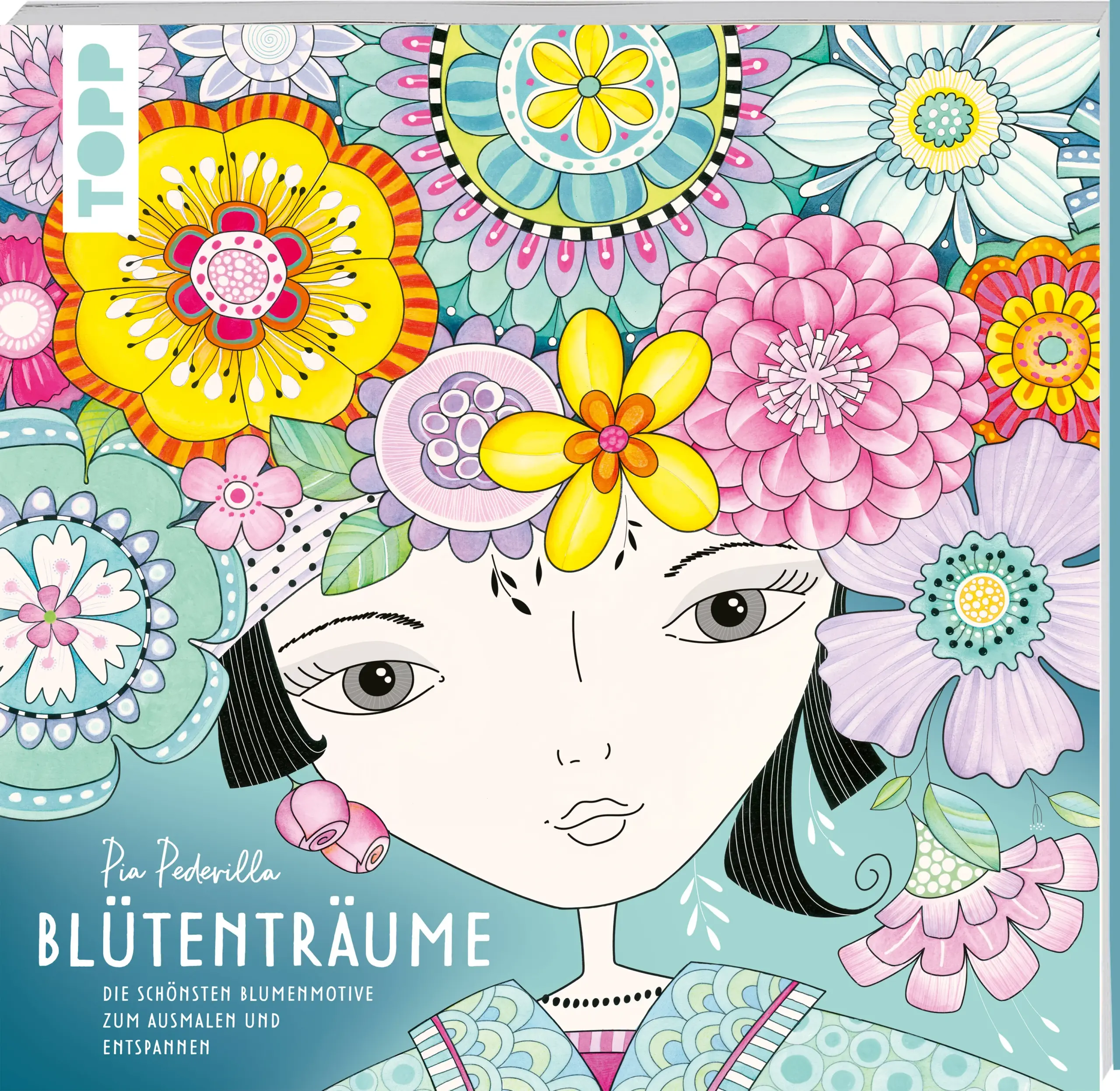 Mit den schönsten Grüßen aus der Natur: Die erfolgreiche Illustratorin Pia Pedevilla lässt in diesem besonderen, hochwertigen Ausmalbuch die Blumen sprechen. Vom zarten Pink einer Seerose bis zum leuchtenden Narzissen-Gelb: 20 ausgewählte und liebevoll gezeichnete Blumen- und Blütenmotive laden dich dazu ein, sie in allen deinen Lieblingsfarben zu kolorieren. Die formatfüllenden Kompositionen können sowohl mit Buntstiften als auch mit wasserbasierten Farben wie Aquarell und Gouche koloriert werden. Dafür wurden sie auf festes, aquarellfähiges Papier gedruckt. Die hinten eingebundene, feste Pappe sorgt beim Ausmalen für zusätzlichen Halt. Lass dich vom Blütenglück berauschen!Das erwartet dich:Deine Ausmal-Auszeit: Kreativität statt Alltagsstress!extra großes SonderformatMaße: 28 x 28 cm20 liebevolle Blumen- und Blültenmotivejede Malvorlage auf einer extra Seitebegleitende Sinnsprüch zur Reflexion und Achtsamkeit auf den RückseitenAusmalen wie Pia Pedevilla: Grundlagen, Tipps und Tricks der Autorinaquarellfähiges, festes PapierGeschenkausgabe mit glänzenden Highlights auf dem CoverDas perfekte Geschenk für dich oder deine Liebsten!