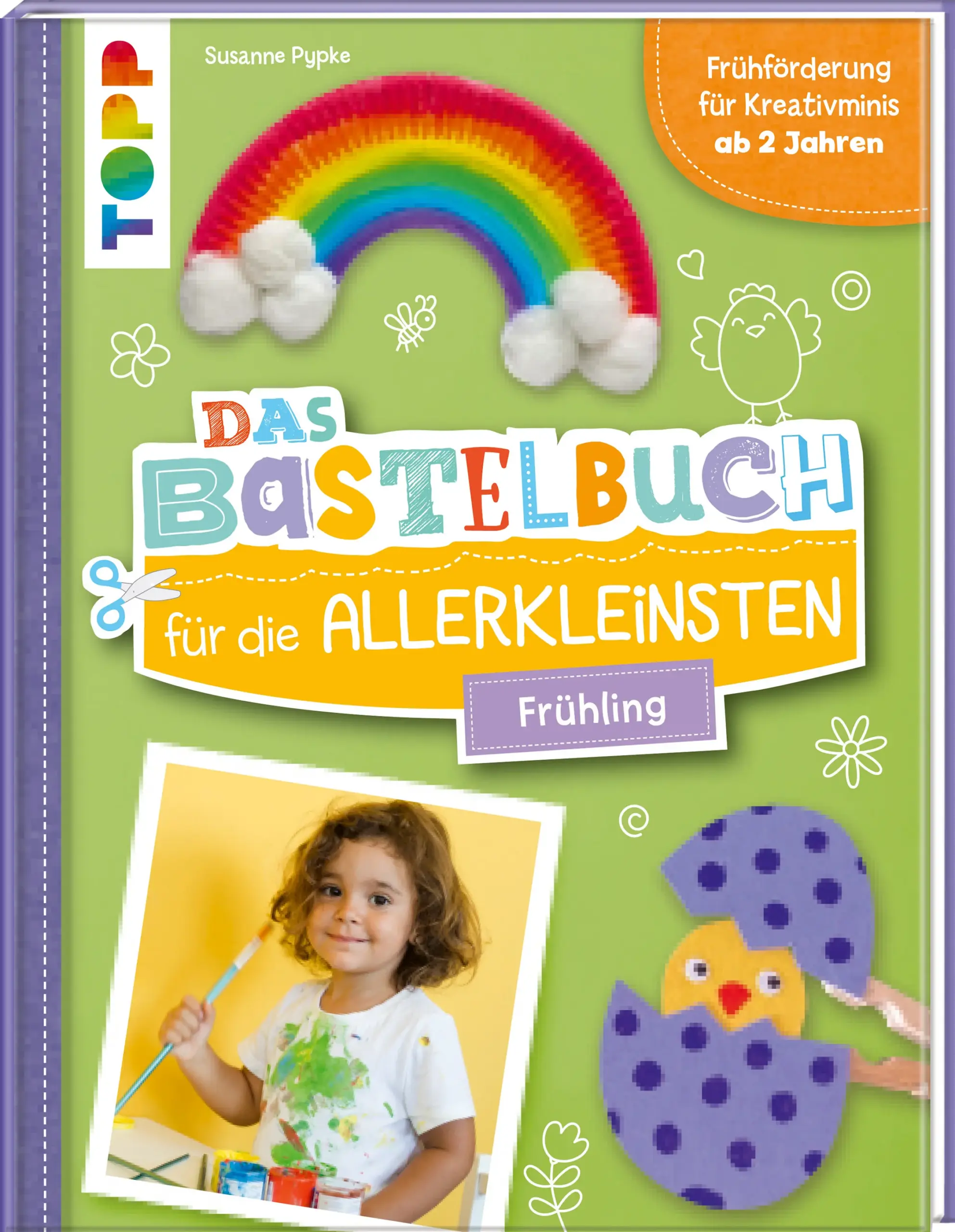 Auch im Frühling immer eine passende Bastelidee parat! Einfach verständliche Anleitungen, eine kindgerechte Sprache und bilderbuchähnliche Illustrationen führen jeden Bastelanfänger zu einem Erfolgserlebnis: Gemeinsam mit einem Erwachsenen kann so der Frühling entdeckt werden - mit Papier und Pappe, Farbe und Wolle, Stoffresten oder allem, was in der Natur zu finden ist. Ein Jahreszeit voller Kreativität für Kinder ab 2 Jahren.