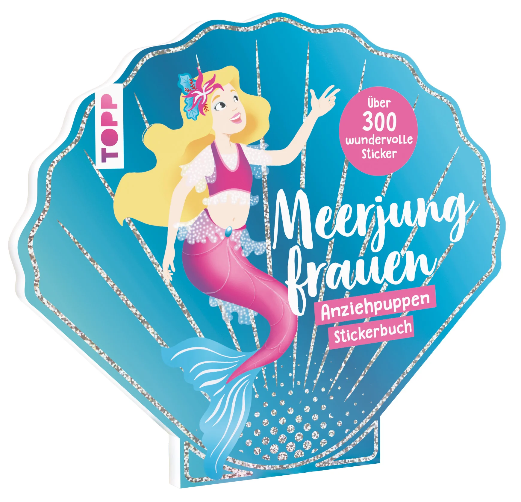 Tauche ab in die Welt der Meerjungfrauen! 🧜♀️🌊Mit den 300 Anziehpuppenstickern 😍 und liebevoll illustrierten Seiten 📖:erlebst du Abenteuer im Unterwasserschloss, 🏰gehst auf Schatzsuche 🏴☠️verbringst du einen magischen Sonnenuntergang mit den Meerjungfrauen am Strand 🧜♀️🏝Durch die wunderschön gestalteten Sticker und einzeln heraustrennbaren Stickerbögen verleihst du jeder Seite deinen eigenen Touch.Für Kinder ab 5 Jahren.