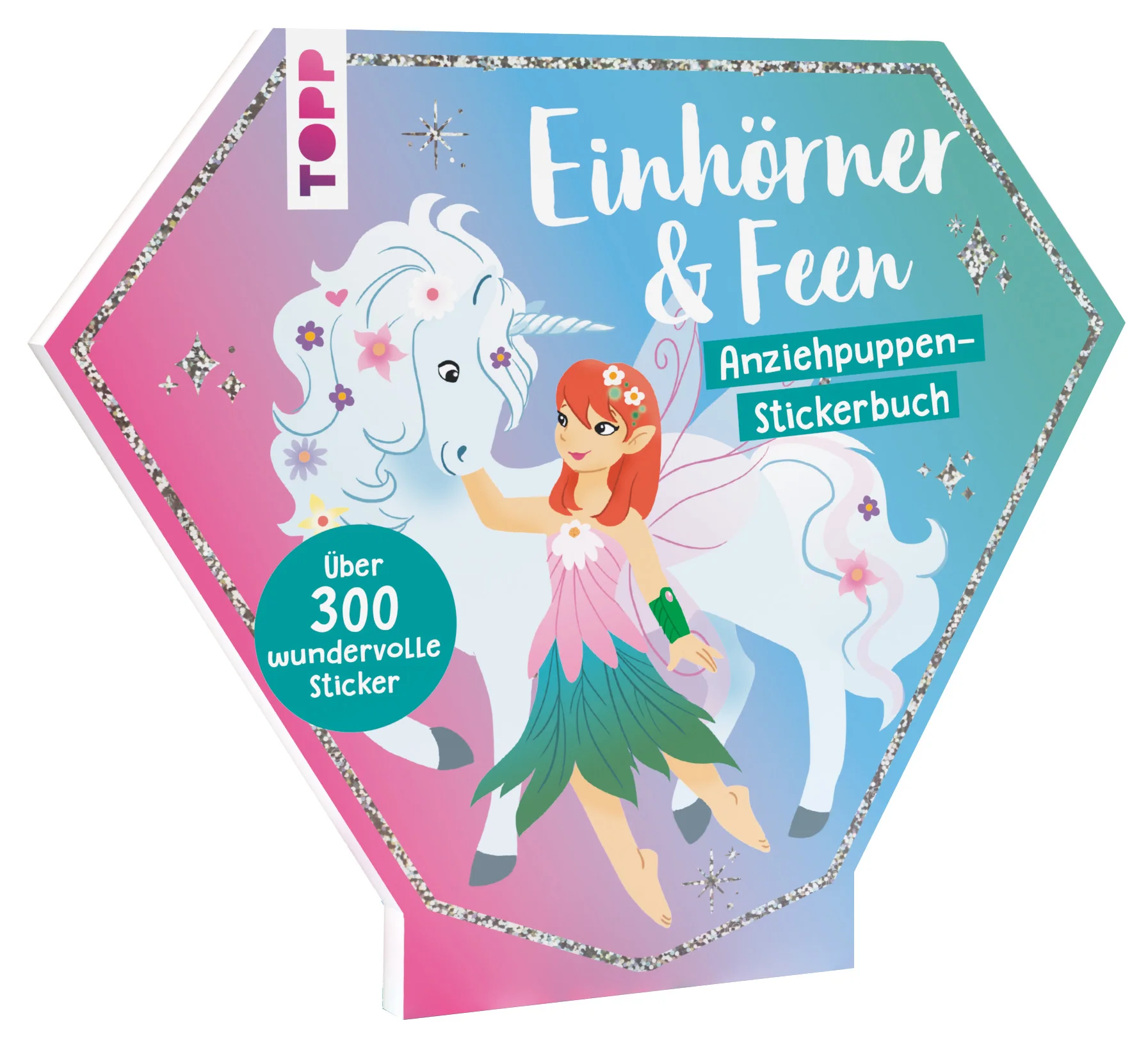 Tauche ein in die Welt der Einhörner und Feen! 🦄❤Mit den 300 Anziehpuppenstickern 😍 und liebevoll illustrierten Seiten 📖:erlebst du Abenteuer auf der Blumenwiese 🌸machst wilde Ausritte an verborgene magische Orte 🏰 🦄wirst zu einem Picknick mit Einhörnern und Feen eingeladen Durch die wunderschön gestalteten Sticker und einzeln heraustrennbaren Stickerbögen verleihst du jeder Seite deinen eigenen Touch.Für Kinder ab 5 Jahren.