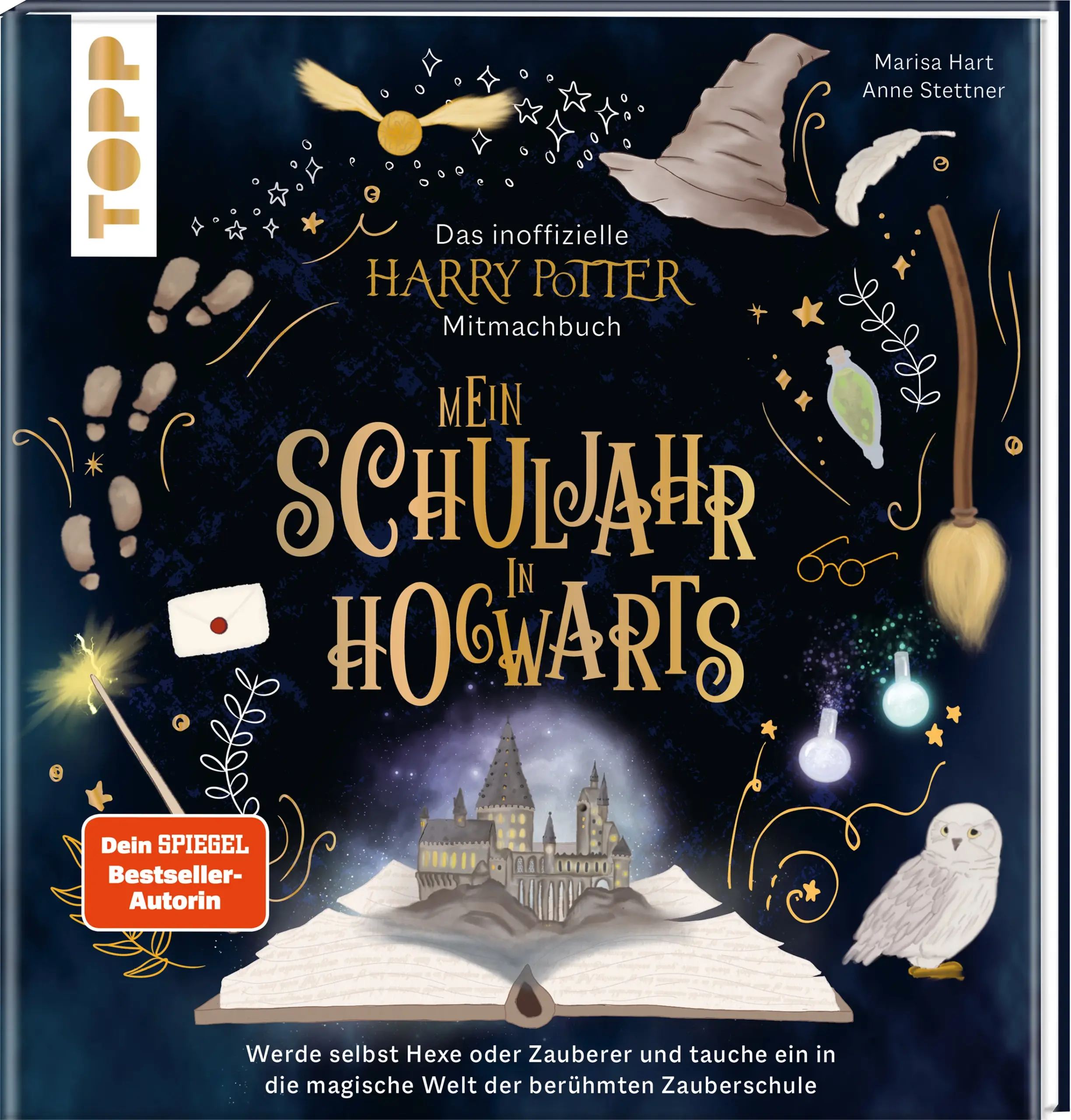 Preisträger des LovelyBooks Community Award 2024: Platz 3 aller KinderbücherEndlich ist sie da: die Einladung nach Hogwarts! In diesem bezaubernden Mitmachbuch lernt jeder Zauberschüler und jede Hexe das Einmaleins der Zauberkunst, besucht wichtige Orte aus der Welt von Harry Potter und erschafft neben anderen wunderbaren Basteleien den eigenen Zauberstab. Liebevolle Illustrationen und hochwertige Fotos von echten Drehorten aus den Harry-Potter-Filmen runden dieses magische Erlebnis ab.Das erwartet dich:Mitmachbuch mit 128 Seitenwunderschöne Illustrationen und Fotosbeschreibbare Seiten für eigene EinträgeReisetipps in der realen Welt, z. B. zu Drehorten wie Hagrids Hüttehochwertige Ausstattung mit Goldfoliefarbiger Buchschnitt in der ersten AuflageDas ideale Geschenk für alle Potterheads!