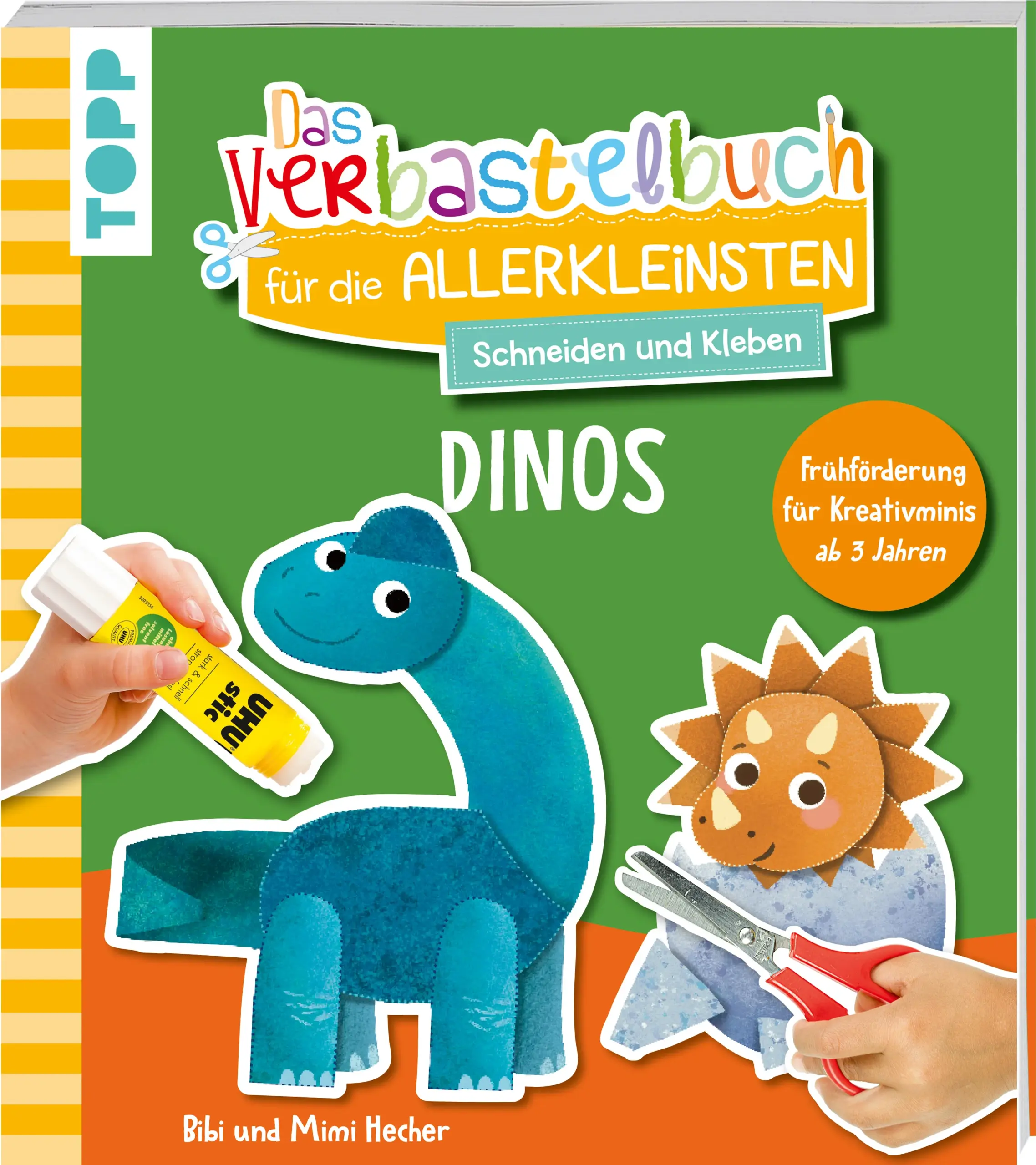 Mit diesem Buch können Kinder ab 3 Jahren einfache Bastelprojekte selbst umsetzen und lernen dabei das Schneiden und Kleben. Alle fertigen Motive können einfach herausgetrennt und verschenkt werden. Die spannende Dino-Welt wartet darauf, entdeckt zu werden!Das erwartet dich:Fortführung der Erfolgsreihe – jetzt noch umfangreicher!Mit sehr einfachen Bastelprojekten für Kinder ab 3 JahrenEnthält Modelle mit 3-D-Effekt, die kinderleicht umgesetzt werden können