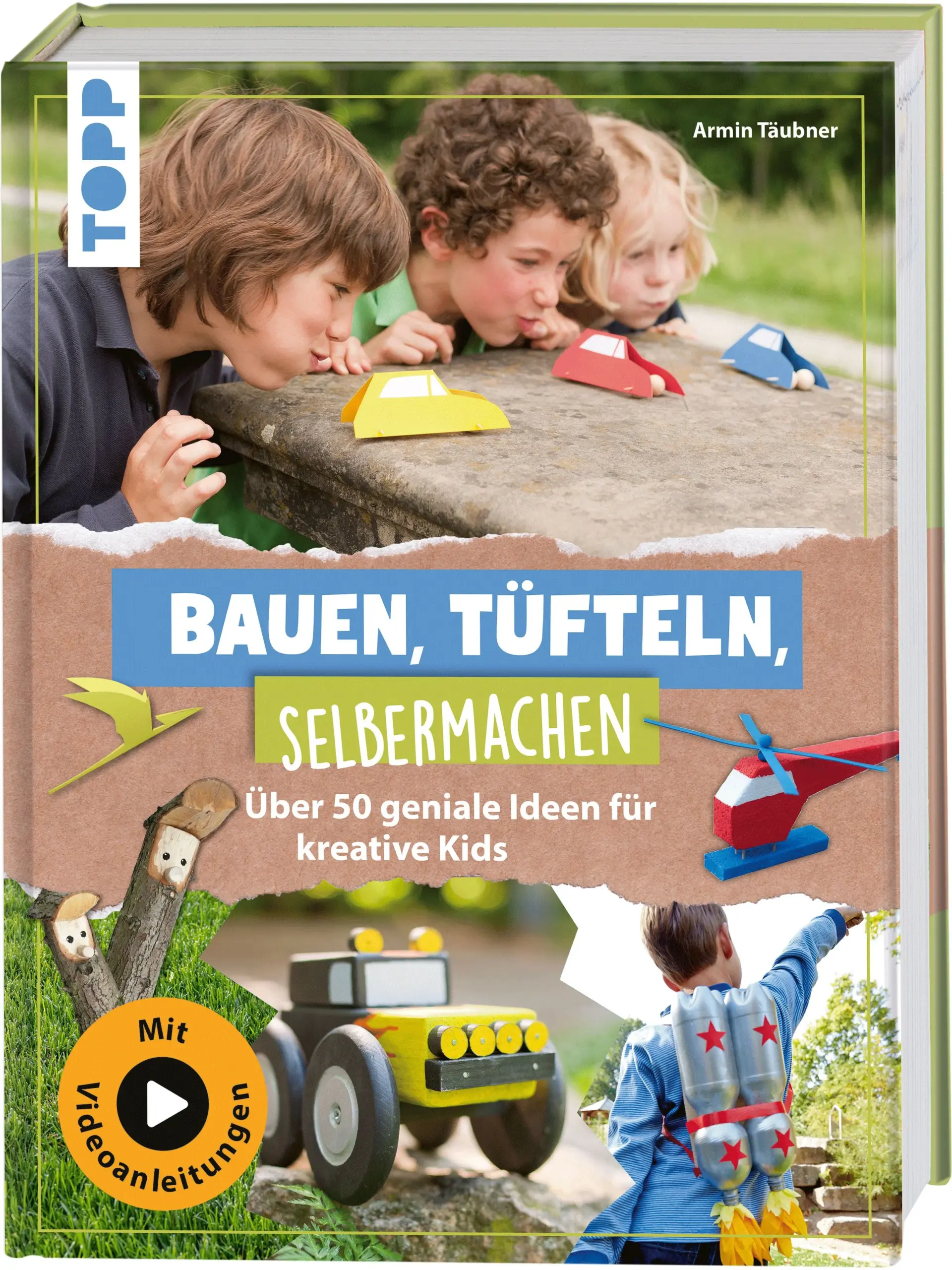 Große AbenteuerweltBauen, tüfteln, selbermachen – in diesem Buch findest du über 50 vielfältige Bastel- und Experimentierideen, die sowohl in der Natur als auch zu Hause gute Laune machen. Ob Ritterrüstung, Raketenantrieb, Mini-Tischkicker, Holz-Katapult, Piraten-Flaggschiff oder Monstertruck – diese Projekte machen nicht nur Spaß, sondern sind dank der ausführlichen Anleitungen und Vorlagen auch ganz einfach umzusetzen. Schnapp dir Holz, Papier, Säge und Co. und stürze dich in dein nächstes Abenteuer!Das erwartet dich:über 50 Bastel- und ExperimentierideenSchritt-für-Schritt-Anleitungen und VorlagenExtra: Videoanleitungen zum Download zu den wichtigsten GrundtechnikenAltersempfehlung: ab 6 Jahren