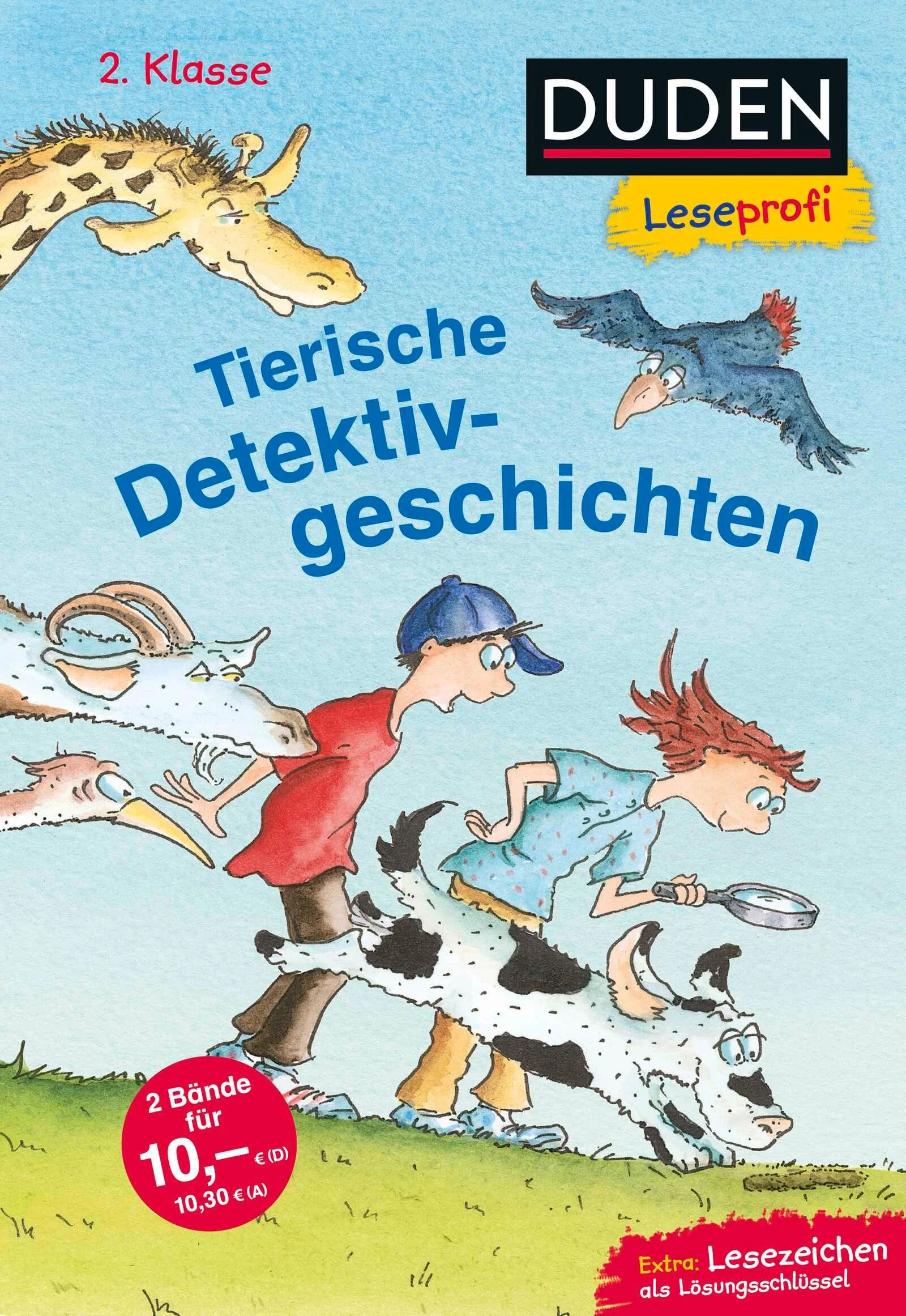 Doppelter Lesespaß für Grundschulkinder ab 7 Jahren!Frau Kleins Hund ist verschwunden – ein klarer Fall für Jan und Lukas! Einen Verdächtigen haben sie auch schon: den seltsamen Hermann Lampe.Emma feiert ihren Geburtstag im Zoo mit einer Schnitzeljagd. Doch dann ist der Siegerpreis verschwunden! Wo sind nur die leckeren Gummibärchen? Eine aufregende Suche beginnt, denn es gibt viele Verdächtige ... 2 spannende Erstlesegeschichten für neugierige Detektivinnen und Detektive!Duden – von Anfang an richtig! Lesenlernen leicht gemacht: Erstlesespaß für Kinder ab der 2. KlasseSo geht zeitgemäße Leseförderung:Diese lustige und mit viel Liebe zum Detail illustrierte Erstlesegeschichte aus der Reihe 
