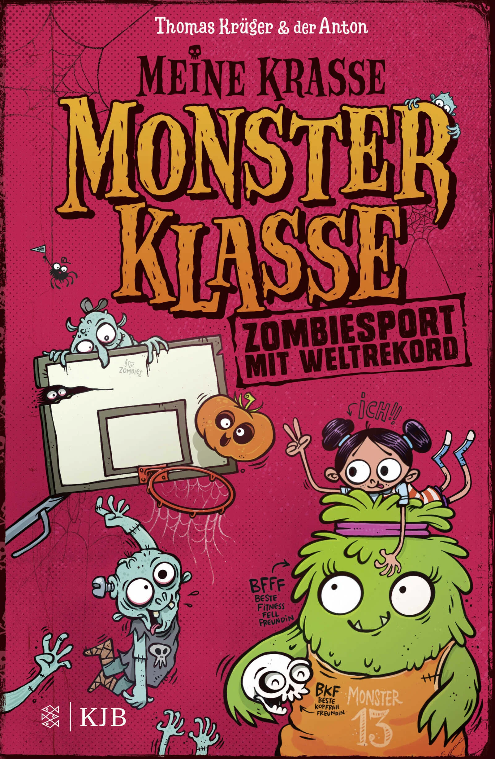 Meine krasse Monsterklasse – Zombiesport mit Weltrekord: Hannahs monstermäßiges Schulabenteuer geht in die dritte Runde!Hannah hat ein Problem: Ihre Schule nimmt an einem Sportwettbewerb teil und sie fürchtet sich vor dem Mobbing durch Lars und Caro beim Weitwurf und Hürdenlauf. Doch in ihrer geheimen Monsterklasse finden zeitgleich die Hilf-Olympischen Spiele statt – ein Riesenspaß, bei dem es nicht nur ums Gewinnen, sondern auch ums Helfen geht. Weitspuken, Turnen mit Urnen, Hexenbesen-Rodeo und Schreckschwimmen stehen auf dem Programm und Hannahs Freundinnen Frieda und Monique können es kaum erwarten. Vielleicht können die Monster Hannah ja auch bei ihrem eigenen Sportfest unterstützen...Jonglierende Mumien, turnende Zombies und unsportliche Einhörner – der dritte Band von Meine krasse Monsterklasse bietet wieder jede Menge Gruselspaß für Kinder ab 8 Jahren. Ein witziger und spannender Comic-Roman im Tagebuch-Stil, der Fans von Serien wie Lotta-Leben, School of the dead und Gregs Tagebuch begeistern wird. Tauche ein in Hannahs magische Schulwelt voller Abenteuer und Freundschaft!