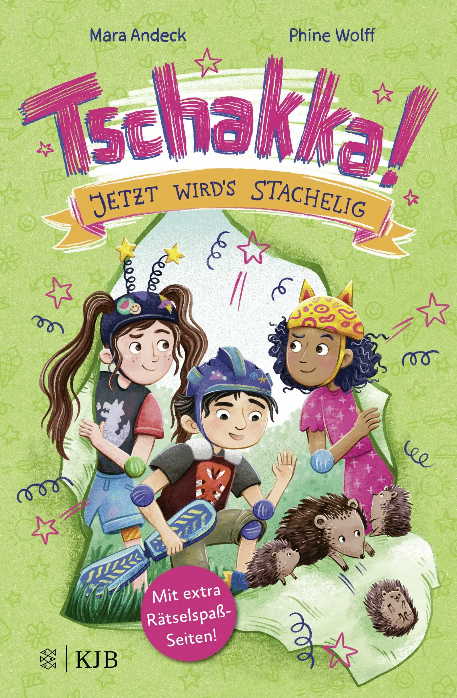 Tschakka! – Jetzt wird's stachelig! Ein tierisches Abenteuer voller Humor, Freundschaft und UmweltschutzDas Leben ist wundertoll! Tabea und ihre Freunde Einstein und Fritzi haben sich mit Wohn-Ei Dörte ein richtiges Ferienparadies geschaffen, und auch Mafalda und Rosella fühlen sich im Schrebergarten hühnerwohl. Doch plötzlich ist Einstein total gestresst und eine nachtaktive Igelfamilie sucht tagsüber nach Futter. Als dann noch Dörtes Besitzer Gunzelmann auftaucht, ist echte Heldenpower gefragt! Denn mit der kann aus dem absolut Schlimmsten das absolut Beste werden!In Tschakka! – Jetzt wird's stachelig! erleben die kleinen Leser ein aufregendes Abenteuer voller Witz und Charme. Mara Andeck verwebt gekonnt Themen wie Freundschaft, Naturschutz und Nachhaltigkeit zu einer fesselnden Geschichte, die zum Nachdenken anregt. Mit viel Humor und liebenswerten Charakteren zeigt sie, dass jeder etwas bewirken kann - ganz nach dem Vorbild von Greta Thunberg und Fridays for Future.Ein unvergesslicher Lesespaß für Kinder ab 8 Jahren, der auf unterhaltsame Weise wichtige Werte vermittelt. Taucht ein in die Welt von Tabea, Einstein, Fritzi und Co. und lasst euch mitreißen von ihrem stacheligen Sommerspaß!
