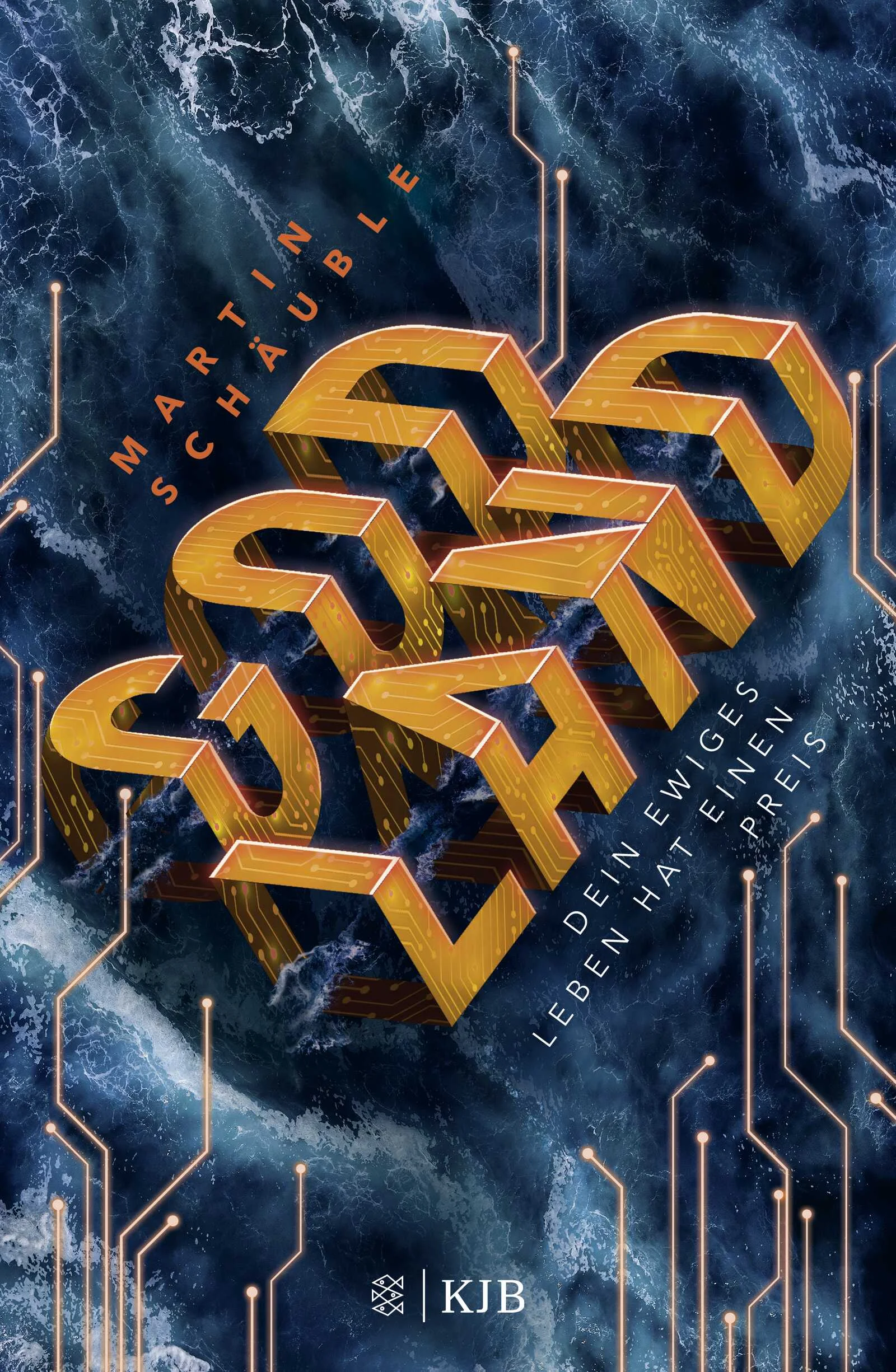 Wenn die KI unser Leben kontrolliert: Spannung pur für alle Fans von Climate Fiction ab 14 JahrenEs ist die Zeit nach den Klimakriegen: Die Reichen haben sich ins virtuelle Godland hochladen lassen. Yolanda und ihre Freunde sind als echte Menschen für die Superrechner weit draußen im Ozean zuständig. Als Lohn winkt ihnen nach zwanzig Dienstjahren ebenfalls das virtuelle Paradies. Bis dahin wird ihr Leben von der KI Godmother bestimmt: Sie überwacht, befiehlt und bestraft. Aber sie sorgt sich auch um das Wohlergehen und das soziale Gefüge. Für Yolanda ist sie fast wie eine Mutter. Doch als Godmother sie zu einer furchtbaren Lüge zwingt, keimen Zweifel in Yolanda auf: Ist das ganze System nur ein Fake?Ein packender Roman von Martin Schäuble über die Verführung digitaler Welten, die Macht künstlicher Intelligenz und die Notwendigkeit des WiderstandsVom Autor von »Die Scanner« (unter dem Namen Robert M. Sonntag), »Sein Reich« und »Cleanland«Das sagen unsere Testleser:»Ich finde, dass das Buch eines der besten ist, die ich je gelesen habe. Es hat mich so gefesselt, dass ich es an einem Tag durchgelesen habe.« Jacob, 13 Jahre»Noch nie hat mich eine Geschichte so in ihren Bann gezogen. Ich konnte mir alles total bildlich vorstellen. Ein super Buch!« Lisia, 12 Jahre»Eine spannende Geschichte, die auf erschreckend gefühlsergreifende Weise aktuellste Themen aufnimmt. Schäubles Erzählstil trägt einen durch die Seiten, so dass man das Buch nicht aus der Hand legen kann.« Judika, 17 Jahre