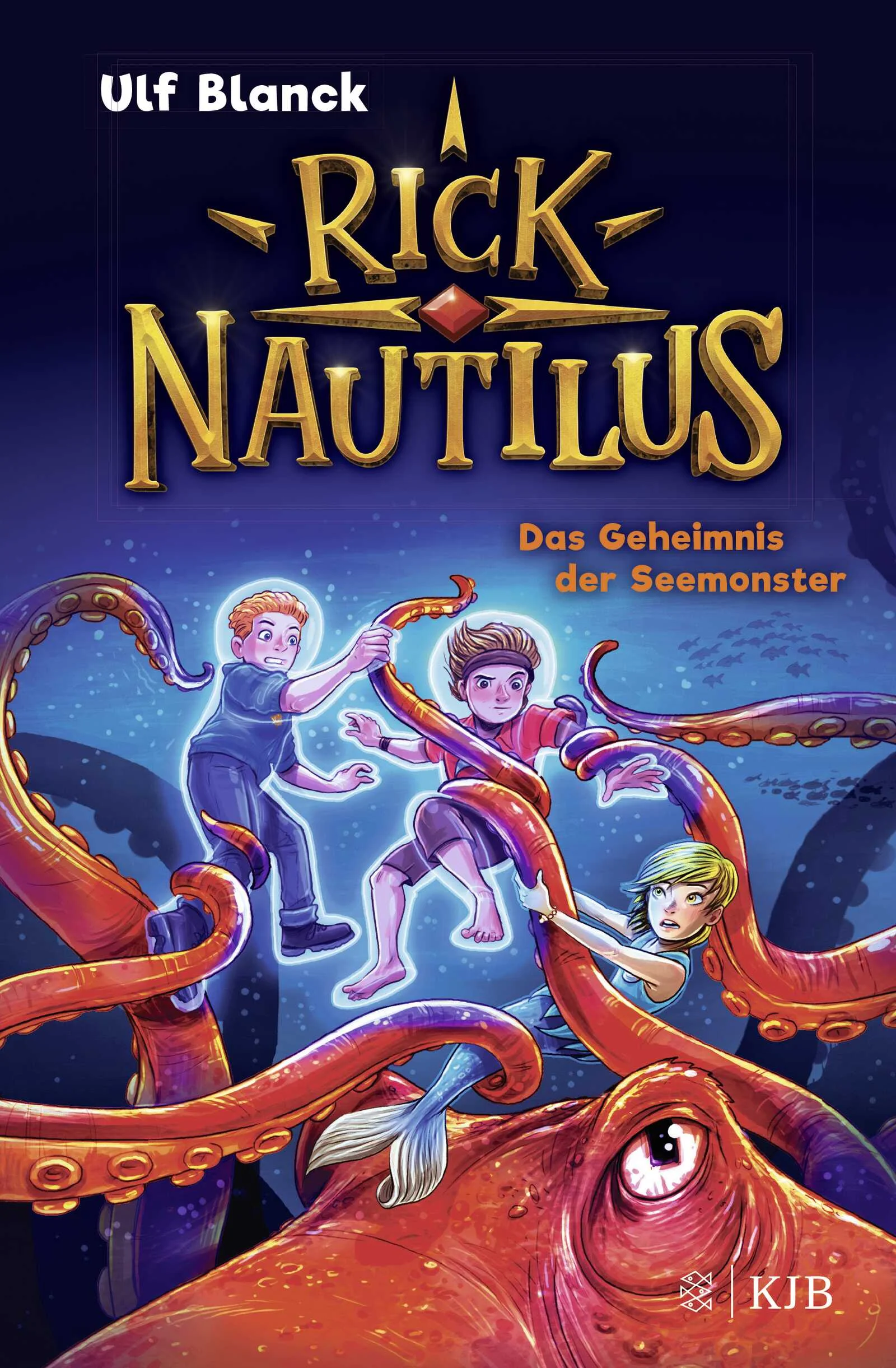 Leinen los! Rick Nautilus ist der jüngste und coolste Abenteurer der Weltmeere – Band 10 der spannenden Serie vom Bestsellerautor von »Die drei ??? Kids«Auf hoher See entdecken Rick, Ava und Emilio plötzlich gigantische Meerestiere! Noch dazu schwimmt ein verdächtiges Fischerboot ganz in der Nähe. Hat dessen wortkarger Kapitän etwas zu verbergen – und wie hängt das alles zusammen? Mutig forschen die drei Freunde nach. Und geraten diesmal in ein Abenteuer, das zu groß für sie sein könnte …Mit ihrem phantastischen U-Boot sind Rick und seine Freunde, die Ozeanerin Ava und der Piratensohn Emilio, den unglaublichsten Geheimnissen der Ozeane auf der Spur. Lesespaß in Serie für alle Abenteurer, Wasserratten und Leichtmatrosen!Mit starken Bildern von Timo GrubingBereits erschienen in der Serie »Rick Nautilus«:Rick Nautilus – SOS aus der Tiefe (Band 1)Rick Nautilus – Gefangen auf der Eiseninsel (Band 2)Rick Nautilus – Alarm in der Delfin-Lagune (Band 3)Rick Nautilus – Geisterschiff am Meeresgrund (Band 4)Rick Nautilus – Ufo in Seenot (Band 5)Rick Nautilus – Dinosaurier im Eis (Band 6) Rick Nautilus – Angriff der Haie (Band 7)Rick Nautilus – Kampf der Wasserdrachen (Band 8)Rick Nautilus – Der Fluss der Gefahren (Band 9)