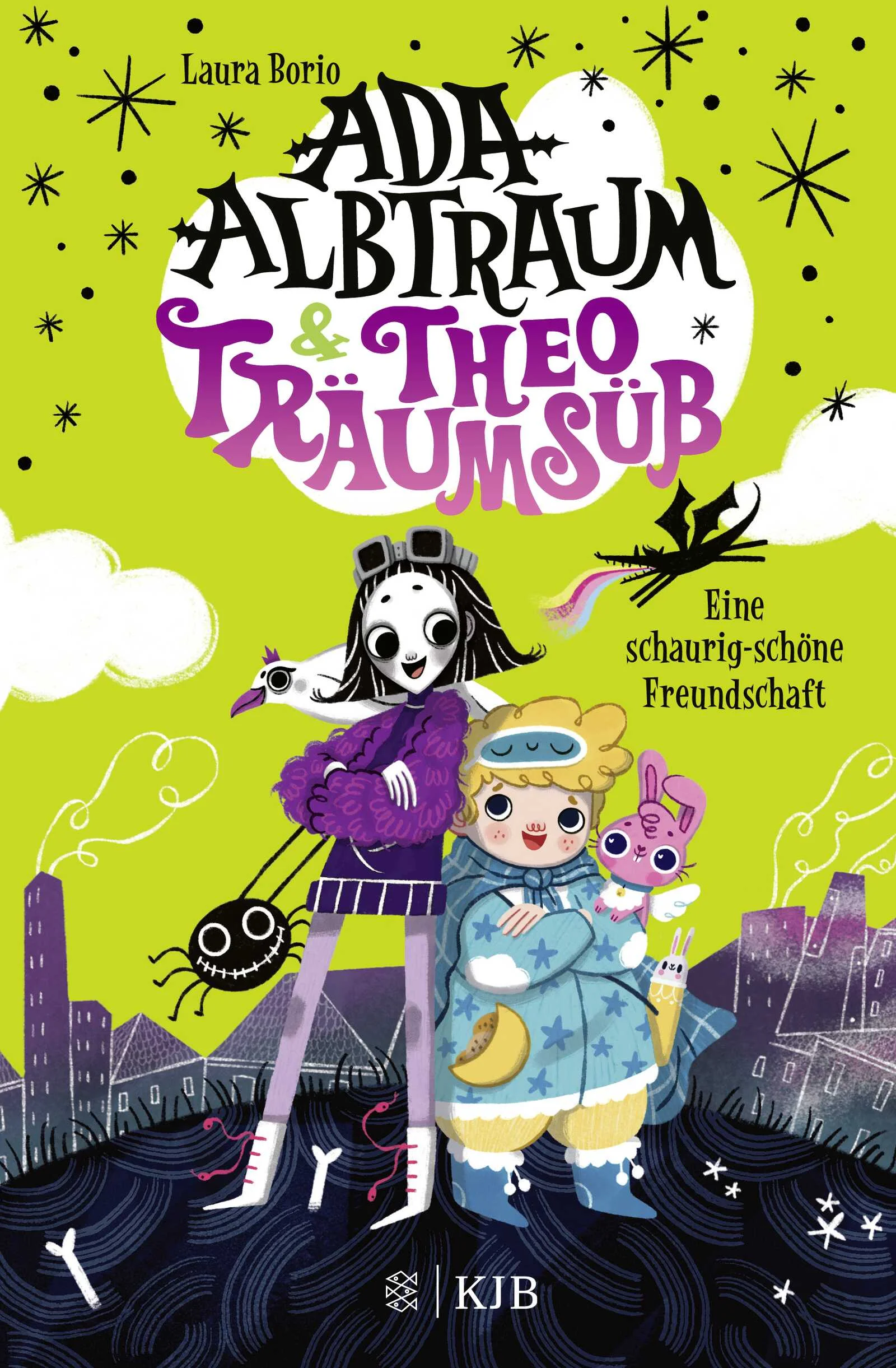 Ein schaurig-schöner Gruselspaß für alle Kinder ab 6 Jahren, die ihre schlechten Träume wegkichern wollen! Band 1Ada Albtraum ist total aufgeregt: Zum ersten Mal darf sie einem Menschenkind einen schlechten Traum bringen! Vergnügt sucht sie die Zutaten zusammen: Stinkefußmief, Hundesabber, Rattenpups und vieles mehr. Doch dann erfährt sie, dass auch Theo Träumsüß von nebenan sich in dieser Nacht auf den Weg machen wird – und zwar mit seinem ersten schönen Traum! Klar, dass das nur schiefgehen kann. Schließlich sind ihre Familien schon immer verfeindet! So nimmt das Chaos seinen Lauf … und ein turbulentes Abenteuer beginnt.Mit vielen gruftig-süßen Illustrationen!Alle Bände von Ada Albtraum und Theo Träumsüß:Band 1: Eine schaurig-schöne FreundschaftBand 2: Eine genial-gruselige Party