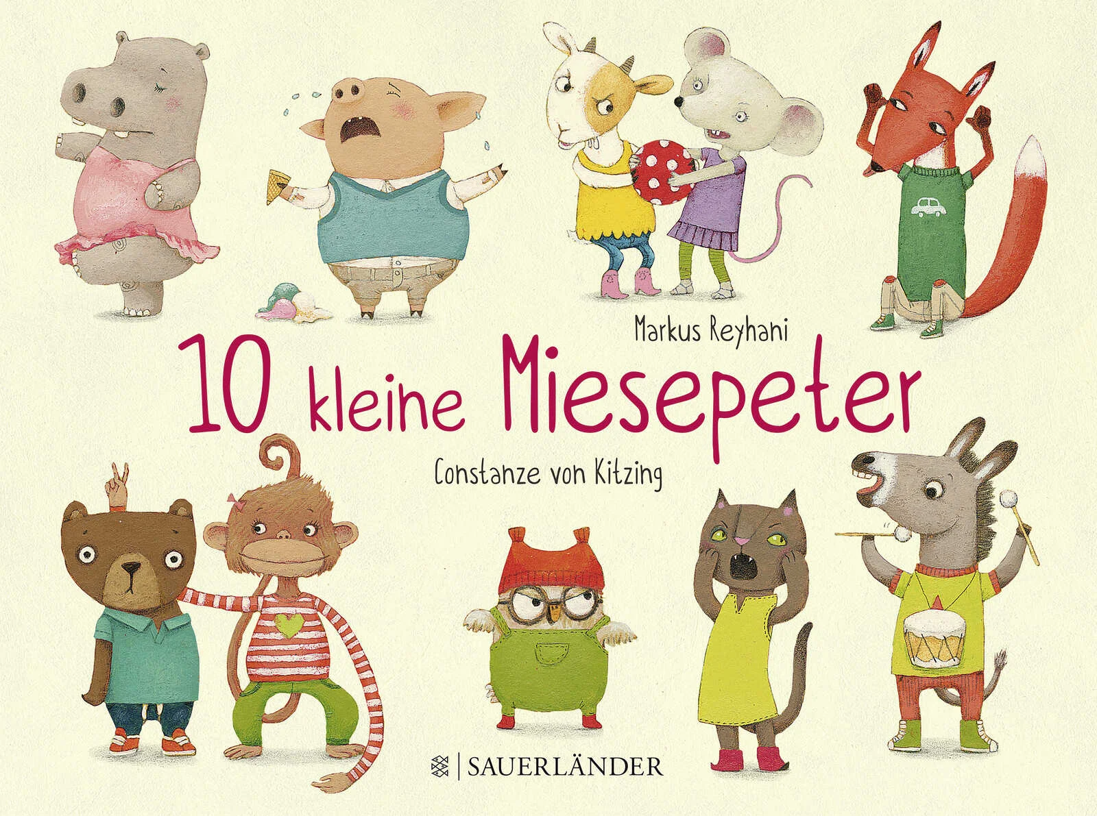 Ein Gute-Laune-Buch für alle kleine Miesepeter! Wie gut, dass gegen jede Miesepetrigkeit ein Kraut gewachsen ist: Mit Freunden lachen, sich vertragen, kuscheln und in den Arm nehmen. So wird aus jedem Miesepeter wieder ein Sonnenschein und die gute Laune kehrt zurück. Eine rasante Geschichte in Reimen voller schmollender Zicklein, bockiger Eselchen und brummiger Bären, die die Gefühlswelt von Kindern wunderbar widerspiegelt.