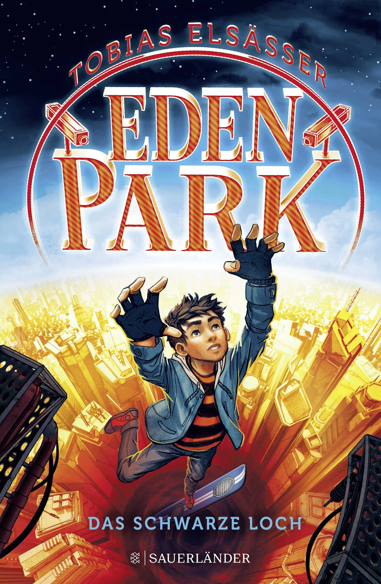 Eden Park: die modernste Stadt der Welt. Hier läuft alles digital und mit hyperentwickelter Technik ab. Hier lebt auch der elfjährige Vincent. Zusammen mit seinen Freunden Leonie und Yashi ist es ihm gelungen, die Bewohner der Stadt vor dem Untergang zu bewahren. Vorerst. Doch die Bedrohung ist noch lange nicht abgewendet. Im Gegenteil – denn seit er den geheimen Würfel in den Krater geworfen hat, wird Vincent von seinem eigenen Doppelgänger verfolgt, und er begreift, dass er sein Leben erneut aufs Spiel setzen muss, um die gesamte Erde, wie wir sie kennen, zu retten.Der zweite und abschließende Band der spannenden SerieBei Antolin gelistet