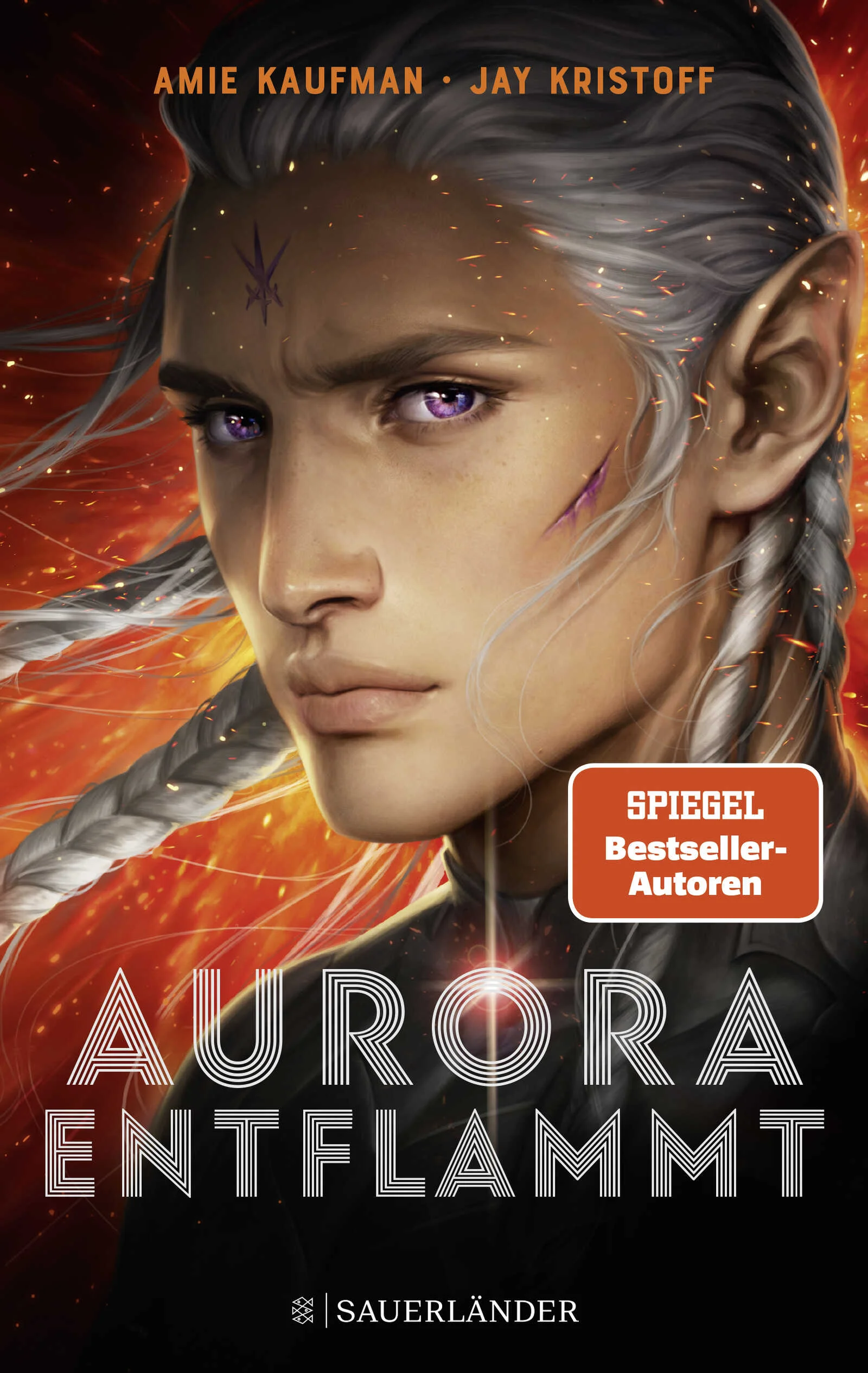 Band 2 der »New York Times«-Bestseller-Trilogie  Tyler und sein Squad 312 sind zurück, und dieses Mal sind sie auf der Flucht vor so ziemlich jedem in der Galaxie. Nachdem sie in galaktisches Sperrgebiet eingedrungen sind, ist auf sie ein Kopfgeld ausgesetzt. Ihre Hauptaufgabe besteht aber nicht nur darin, sich selbst zu retten, sondern auch ihre blinde Passagierin Aurora.  Und die Zeit drängt. Denn wenn Aurora nicht lernt, ihre Kräfte als Trigger zu beherrschen, wird der Squad 312 und alle seine Bewunderer toter sein  als der große Ultrasaurier von Abraxis IV ...  Schockierende Enthüllungen, Banküberfälle, mysteriöse Geschenke, unangemessen enge Bodysuits und ein episches Feuergefecht werden über das Schicksal der unvergesslichsten Held*innen der Aurora-Legion entscheiden – und vielleicht auch über den Rest der Galaxie.Alle Bände der Aurora-Trilogie:Band 1: Aurora erwachtBand 2: Aurora entflammtBand 3: Aurora erleuchtet (in Vorbereitung)