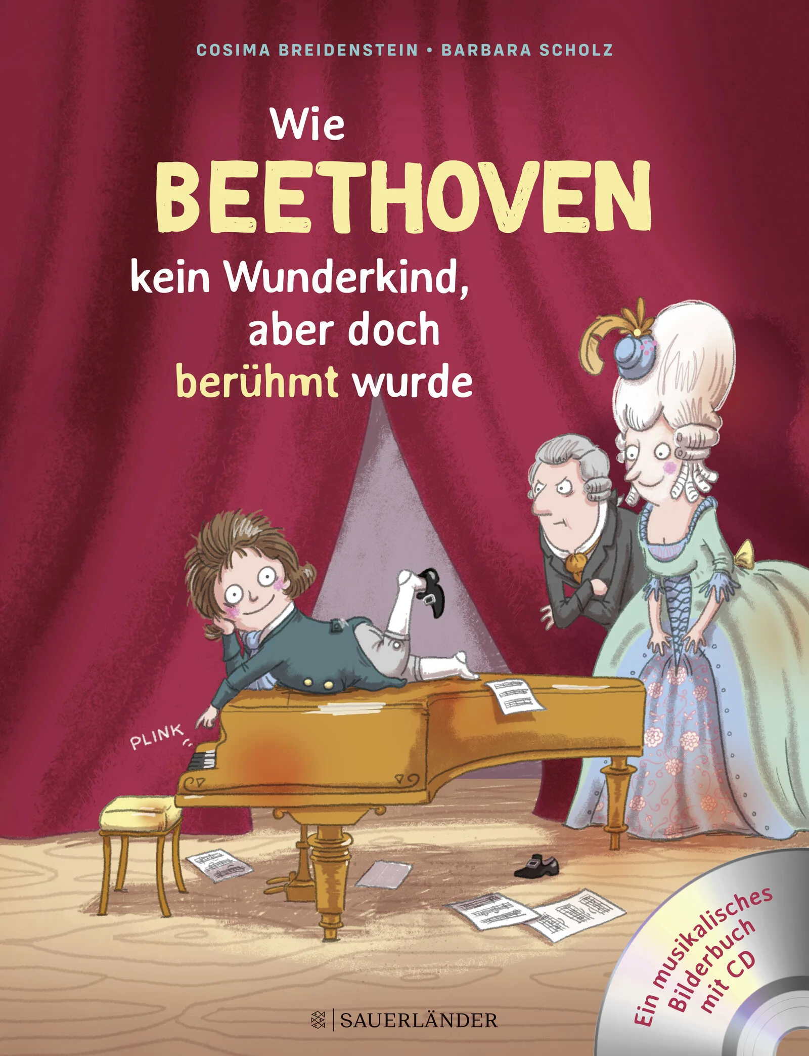 Zum 250. Geburtstag von Ludwig van BeethovenWarum wurde der kleine Ludwig auch der »Spanier« genannt? Warum tobte er lieber mit seinen Freunden herum und warum konnte sein strenger Vater das mit der »Wunderkind-Karriere« getrost vergessen? Davon und noch von vielen anderen spannenden Dingen,erzählt diese vergnügliche Bilderbuchgeschichte über das Leben des weltberühmten Komponisten Ludwig van Beethoven. Fröhliche Illustrationen von Barbara Scholz zur Historie aber auch lustige Details aus dem Alltag Beethovens machen anschaulich, wie mühsam so ein Musikerleben damals war. Und wer weiß schon, dass Beethoven gerne Kaffee trank und genau 60 Bohnen pro Tasse das richtige Maß für ihn waren?Dem Buch liegt eine CD bei, auf dem ausgewählte Musikstücke und der erzählte Bilderbuchtext zu hören sind. Ein Augen und Ohrenschmaus zugleich!