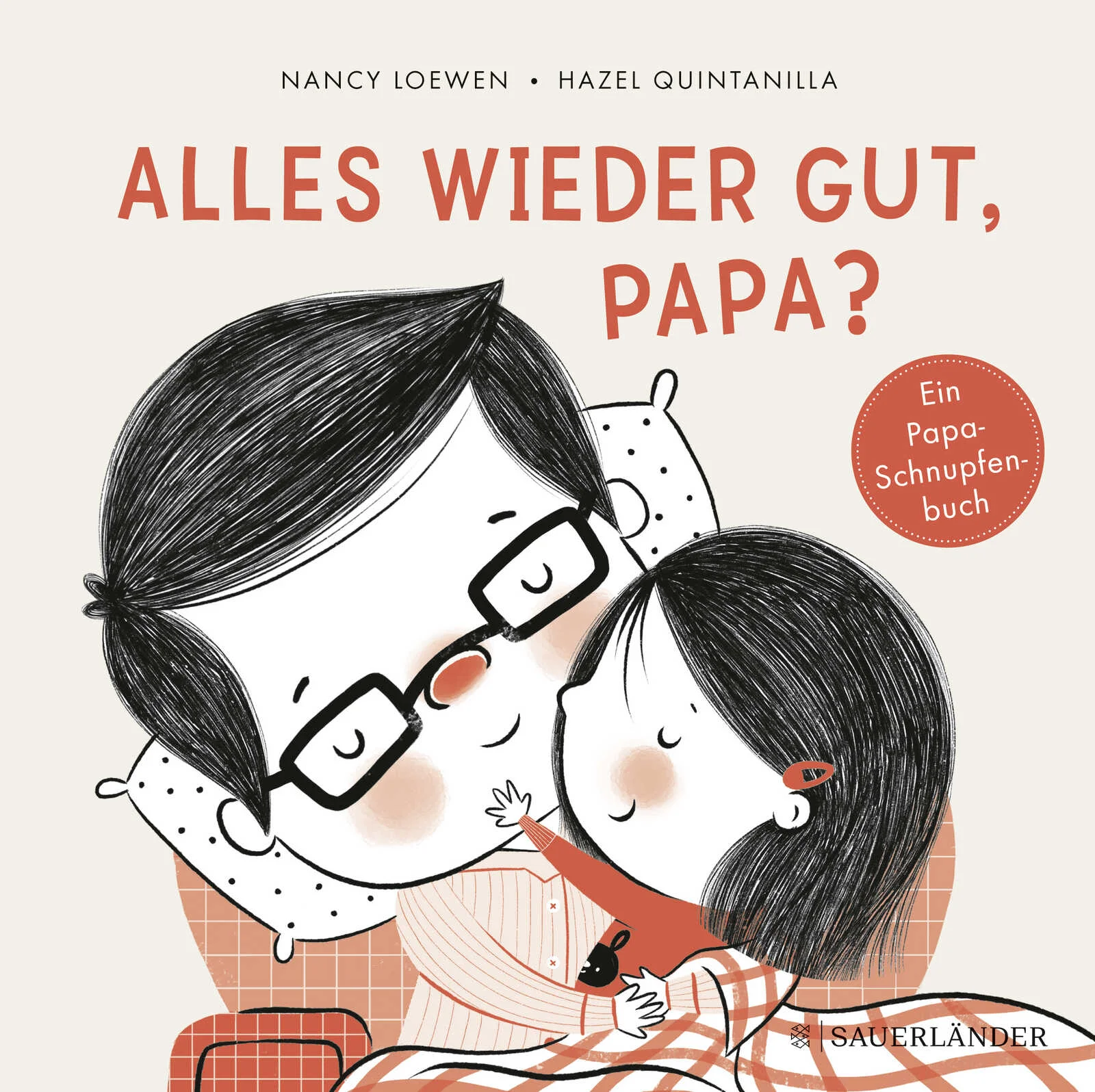 Armer Papa, ich bin für dich da!Manchmal geht es sogar einem Papa nicht so gut. Wenn er einen gemeinen Schnupfen hat, zum Beispiel! Wie gut, wenn man eine Kleine hat, die weiß, was zu tun ist: „Dann werde ich heute Papa sein!“ Und sie weiß auch genau, was gegen Schnupfen hilft: Eine große Schüssel Suppe. Ein gutes Buch. Und dann muss Papa noch richtig doll geknuddelt werden. So ist bestimmt am nächsten Morgen alles wieder gut!Dieses hochwertige und liebevoll illustrierte Pappbilderbuch auf berührt kleine und große Leser, fördert das Einfühlungsvermögen und eignet sich auch hervorragend als Geschenk für Papas, die öfter mal mit einem Männer-Schnupfen zu kämpfen haben! - Liebevolles Geschenkbuch auch für Erwachsene - Hochwertige Ausstattung mit berührende Illustrationen- Wunderschöne Botschaft: Du kümmerst dich um mich, ich kümmer mich um dich!