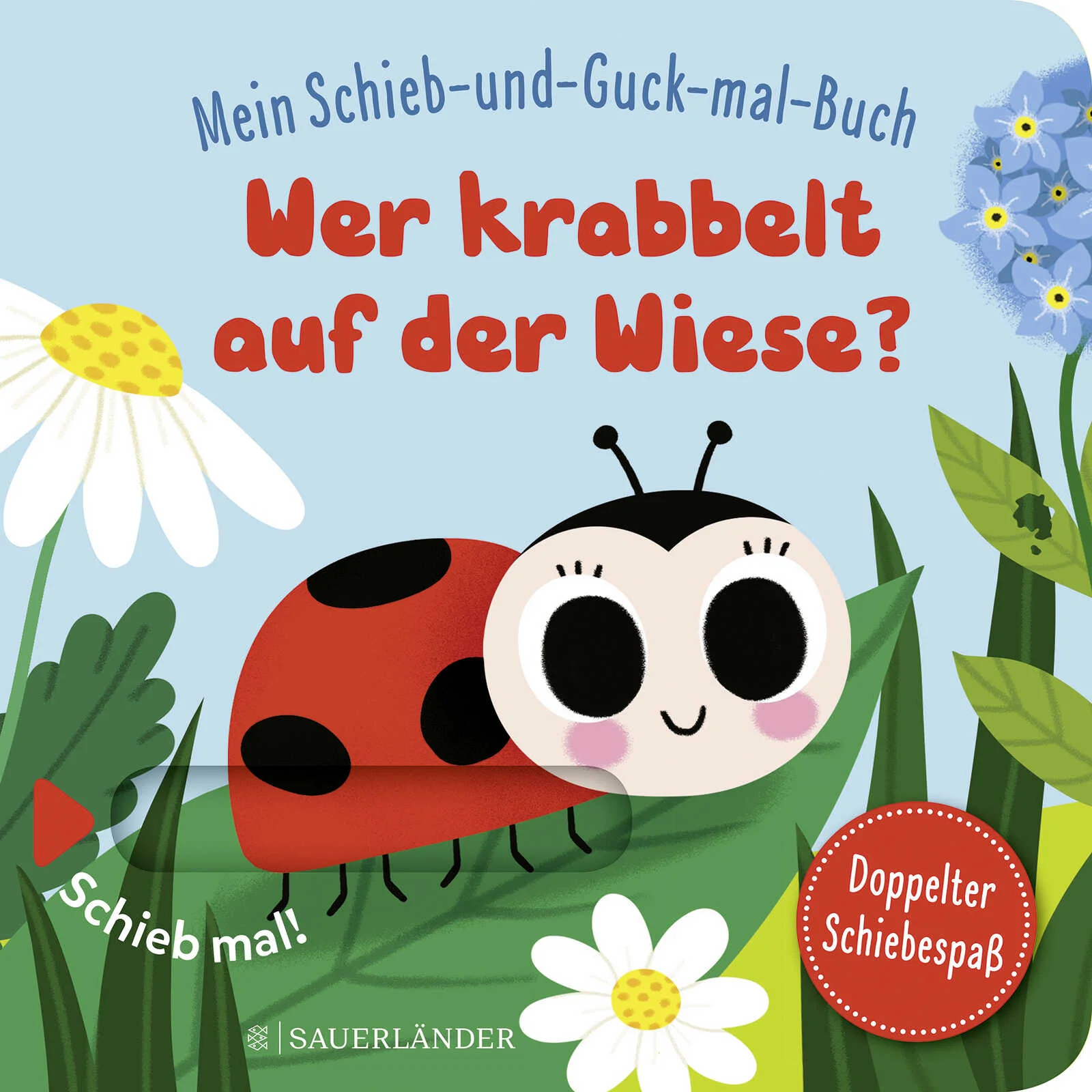 Schieb mal, zieh mal, guck mal - Schiebebuch mit doppeltem Spaß!In diesem Schiebebuch können die Kleinsten mit den Tieren über die Wiese krabbeln, hüpfen und fliegen. Und dabei entdecken sie niedliche Bienchen und bunte Schmetterlinge. Kleine Reime fordern zum Entdecken und Spielen auf! Ein ganz besonderes Schiebebuch für Kinder ab 18 Monaten.Noch mehr aus der Reihe „Mein Schieb & Guck-mal-Buch“:Wer lebt im Dschungel?Wo sind die Dinos?Wer schläft denn schon?
