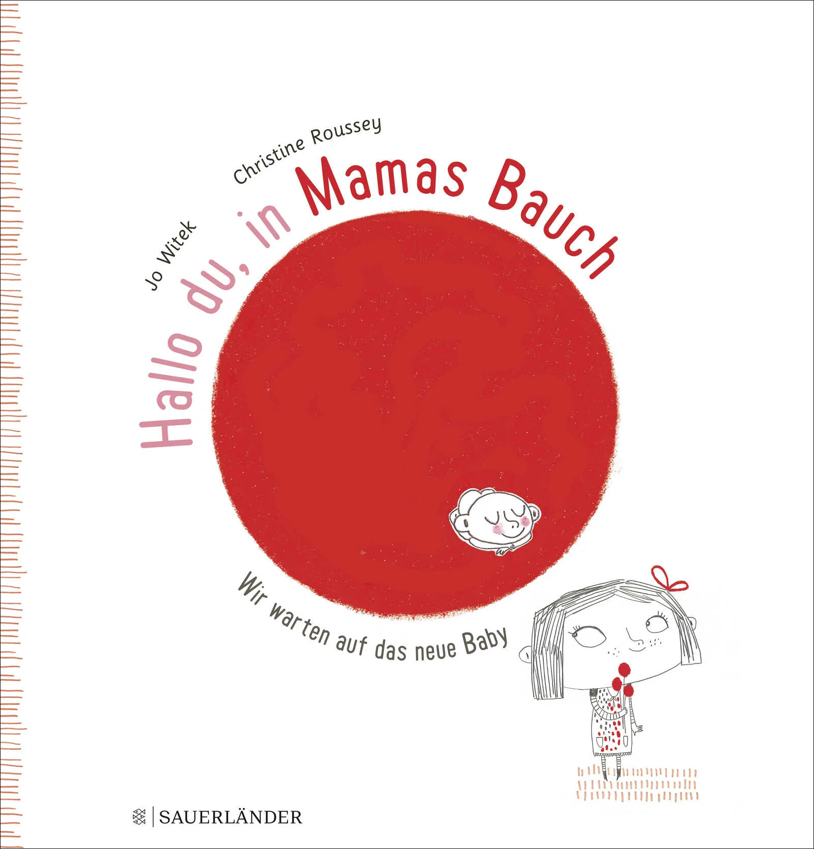 Hallo, kleiner MenschWie ist das denn in Mamas Bauch? Dunkel, gemütlich, leise ...? Und was macht das Baby jetzt wohl gerade? Schlafen, träumen, schaukeln ...? Eine zärtliche Annäherung an das neue Geschwisterchen - voller Sehnsucht, grenzenloser Vorfreude und unendlichem Glück. Liebevoll erzählt und gefühlvoll illustriert, verkürzt dieses poetische Bilderbuch das sehnsüchtige Warten auf das kleine Wesen. Ein echtes Herzensbuch für alle wachsenden Familien! Unter den verspielten Klappen versteckt sich auf jeder Seite das heranwachsende Baby in Mamas Bauch. Eine wunderbare Entdeckungsreise für große und kleine Menschen.