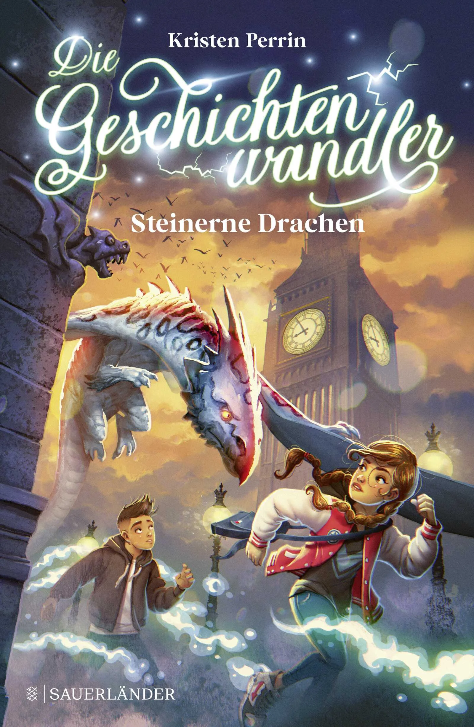 Geheimnisvolle Drachen, grüne Magie und ein altes ZauberbuchEnna beherrscht die Magie der grünen Tinte – und als jüngstes Mitglied der geheimen Gesellschaft der Geschichtenwandler hat sie London schon einmal vor dem Untergang gerettet. Da begegnet ihr plötzlich eine ganz neue Art der Magie: Auf dem Wochenmarkt beobachtet sie, wie aus dem Dampf einer Pfanne ein Drache aufsteigt – und von einem fremden Jungen angelockt wird. Und dies ist nicht der einzige Drache, der zum Leben erweckt wird. Was hat es mit dieser mysteriösen Drachenmagie auf sich? Zusammen mit ihrer Freundin Delia macht Enna eine hochgefährliche Entdeckung! Kommt es zum Kampf mit den Drachen – und können die Geschichtenwandler mit ihrer Magie helfen?Nach »Magische Tinte« das neue phantastische Abenteuer von Enna und ihren FreundenGeheimnisvoller Schauplatz London und mysteriöse DrachenmagieMit magischen Vignetten von Helge VogtNur im Print: durchgehend dunkelgrün gedruckt und mit einer Karte von London im Vorsatz – einfach zauberhaft!Fortsetzung in Vorbereitung!