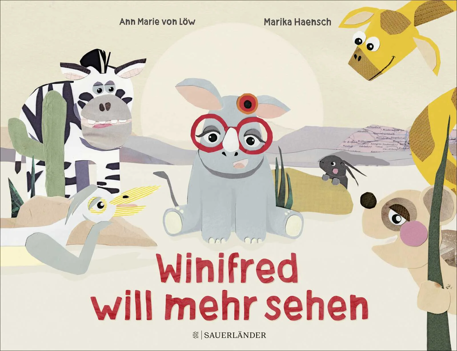 Ein liebevolles Bilderbuch über Freundschaft und Rücksichtnahme.Winifred, das kleine Nashornmädchen, sieht schlecht. Sie stößt sich überall und hat viele blaue Flecken.  Es ist gar nicht ihre Schuld, denn alle Nashörner sehen nicht so gut. Inzwischen nehmen die Ameisen schon Reißaus, wenn sie Winifred kommen hören. Darüber ist Winifred sehr traurig, denn sie mag niemandem wehtun. Sie braucht dringend eine Brille! Aber gibt es Brillen für Nashörner? Ausgerechnet die Ameisen wissen Rat und helfen ihr. Winifred bekommt eine schicke Brille und niemand muss mehr vor ihr weglaufen. Und neue Freunde gewinnt sie noch dazu.