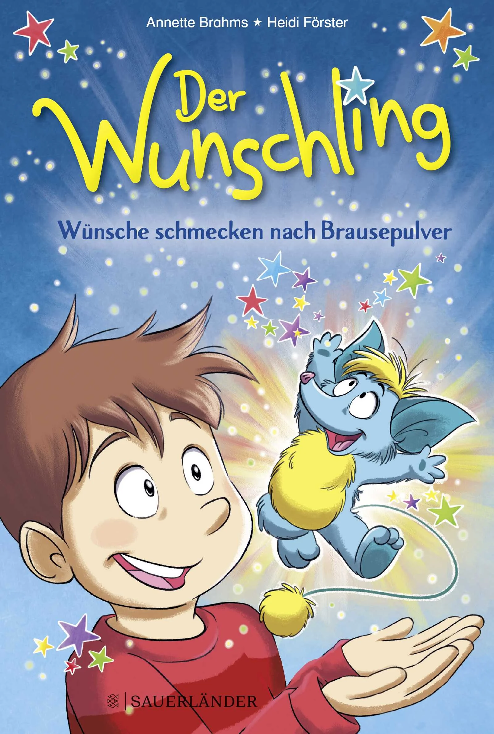 So prickelig wie Brausepulver! Magisches Lesevergnügen für Leseanfänger*innen, das wunschlos glücklich macht! Theo hat Bammel vor seiner neuen Schule und kann nicht schlafen, als er ein leises Schmatzen, Gurgeln und Tapsen im Zimmer hört. Da hockt plötzlich ein kleines, flauschiges Wesen mit Maulwurfsnase und Fledermausohren vor ihm auf seinem Bett. Was ist das denn Bitteschön? Ein Troll? Frechheit! Es ist ein Wunschling, der Wünsche von Kindern erschnüffeln und sie dann erfüllen kann, wie cool! Das seltsame Kerlchen ist einer ganz besonders aufregenden und äußerst leckeren Duftspur gefolgt – so prickelig wie Abenteuer und Brausepulver. Aber der passende Leckerwunsch muss erst mal gefunden werden ... Von nun an weicht das freche Wesen Theo nicht mehr von der Seite, begleitet ihn in die Schule, ist manchmal eine ganz schöne Nervensäge und stellt sich bei der Wunscherfüllung ziemlich schusselig an. Am Ende hat Theo mit dem Wunschling aber nicht nur einen, sondern gleich mehrere neue Freunde gewonnen.Der Beginn einer wunderbaren Freundschaft!Lustige Geschichte für Erstleser ab 7 JahrenMit großer Schrift und Bildern auf jeder SeitePerfekter Einstieg ins selbständige Lesen Mit Leserätseln am Ende der GeschichteAlle Abenteuer vom Wunschling:Band 1: Wünsche schmecken nach BrausepulverBand 2: Freundschaft ist wie ZitroneneisBei Antolin gelistet