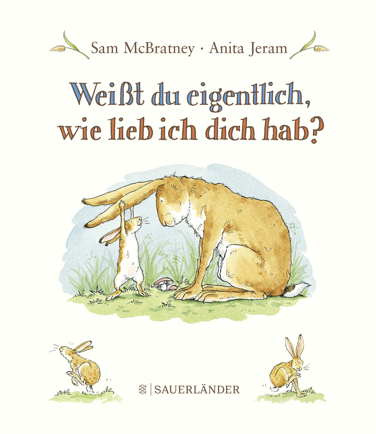 Der Bilderbuchklassiker mit der schönsten Liebeserklärung der Welt als Mini-Bilderbuch. Der kleine Hase hat den großen Hasen lieb. Wie lieb? Sooo lieb hat er ihn und breitet die Ärmchen aus. Aber die Arme des großen Hasen reichen weiter. Wie lieb man sich überhaupt haben kann, das zeigt dieses bezaubernde Buch.