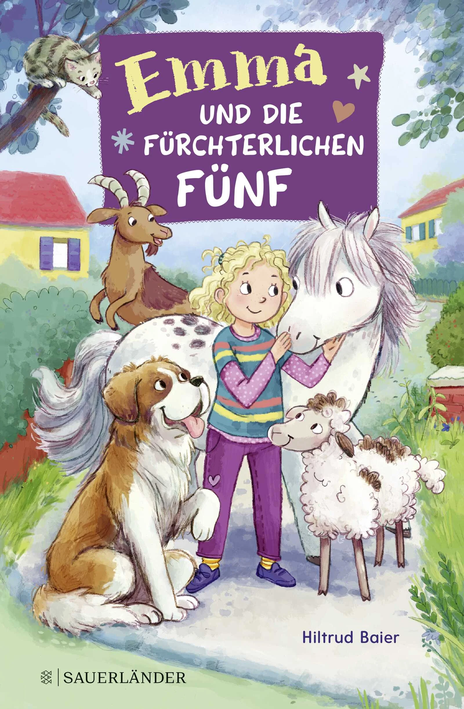 Emma liebt Pferde – daher staunt sie nicht schlecht, als eines Tages ein sprechendes Pony vor ihrer Haustür steht. Doch nicht nur das: Vierbeiner Klara hat großen Kummer, denn der Bauer, bei dem sie lebt, will sie in ein Altersheim stecken. Zusammen mit ihren vier Freunden, dem heiseren Hund Frieder, der zahnlosen Katze Susi, dem müffelnden Ziegenbock Waldemar und Hildegard, dem schwarz-weißen Schaf. Emma ist entsetzt und gemeinsam mit ihrem Bruder Hugo schmiedet sie einen Plan, denn: Den Fürchterlichen Fünf muss geholfen werden! Von Hiltrud Baier außerdem bei FISCHER Sauerländer erschienen:»Ein Wombat im Schnee« 
