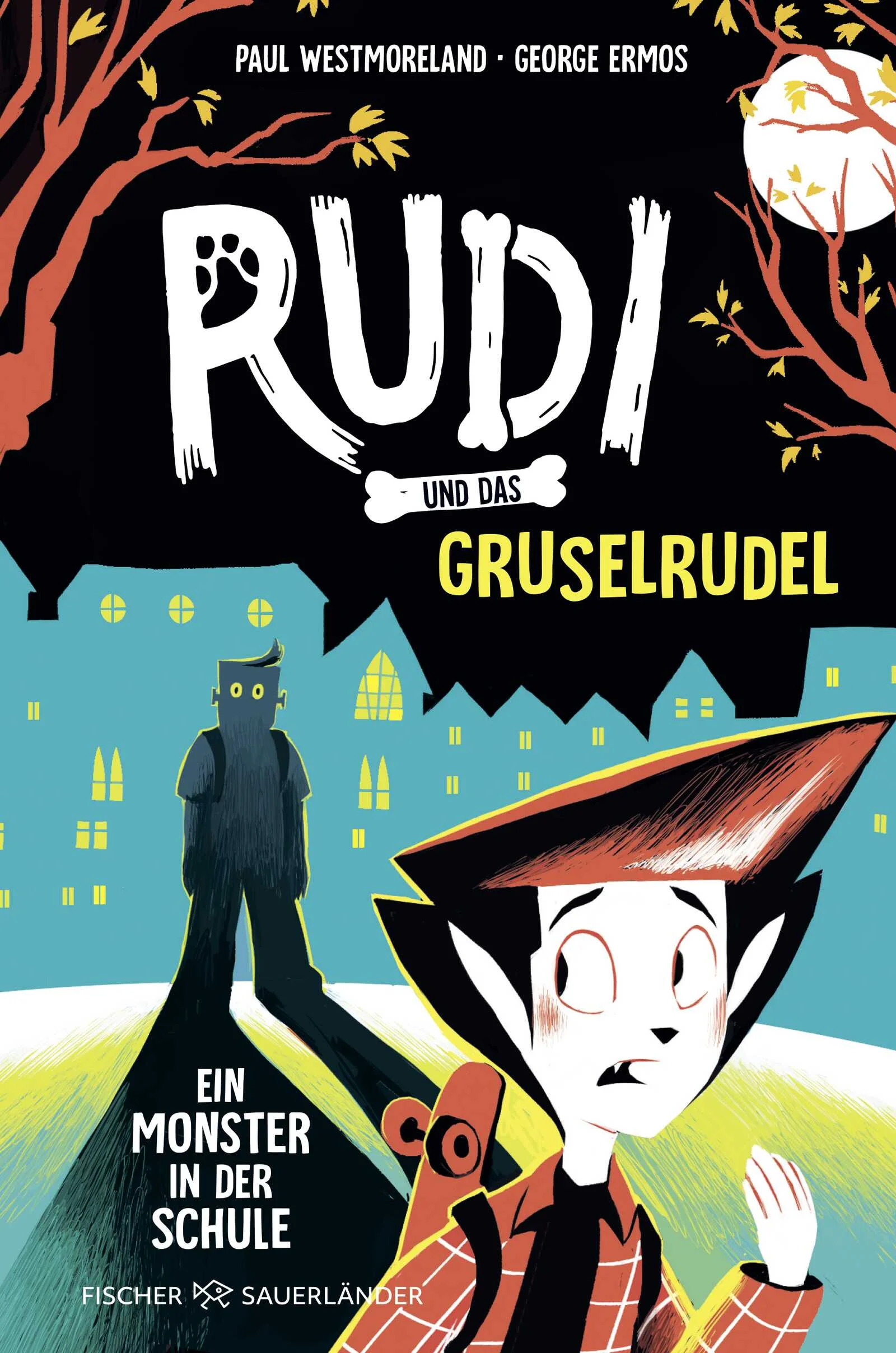 Der spannende zweite Band der Abenteuerserie um den jungen Werwolf Rudi und seine Freunde: ideal für Kinder ab 7 Jahren, die bereits erste Bücher lesen – und viele coole Illustrationen lieben.Frankie ist neu an Rudis Schule – und er ist ein Monster! Weil die anderen Kinder sich über ihn lustig machen, will Rudi ihm helfen. Doch Frankie läuft davon – ausgerechnet zu dem unheimlichen Schloss auf dem Berg! Sind Rudi und seine Freunde mutig genug, Rudis Spürnase zu folgen und herauszufinden, was es wirklich mit dem Monster in der Schule auf sich hat?Ein spannendes Kinderbuch ab 7 über Freundschaft, Mut und ZusammenhaltHoher Bildanteil und kurze Kapitel: auch für Lesemuffel geeignetMit vielen coolen Illustrationen in leuchtender Sonderfarbe