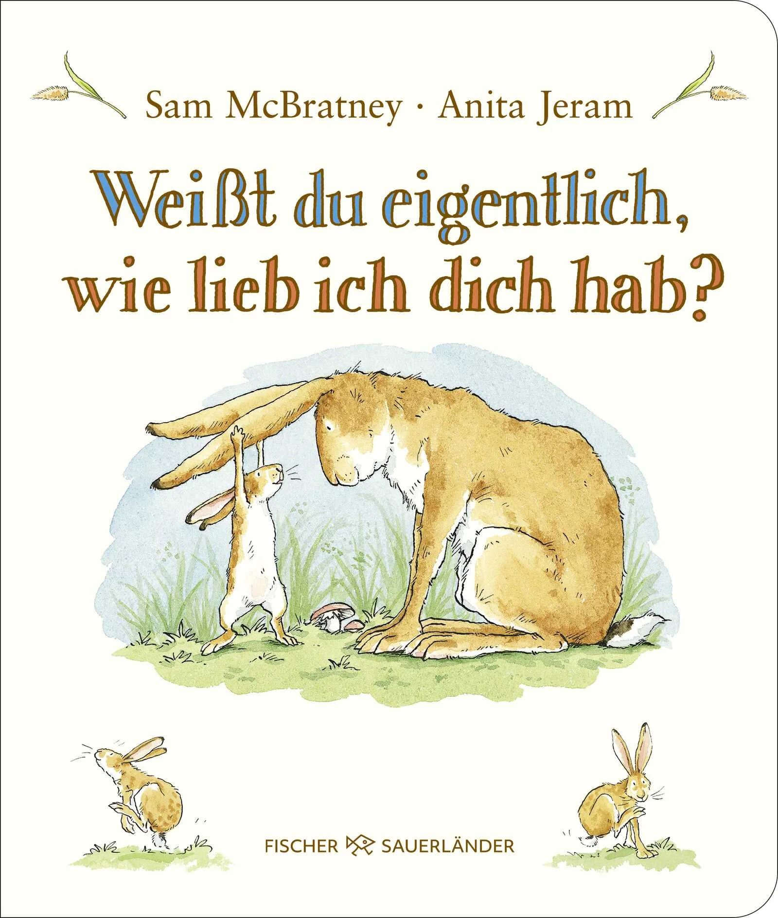 Der Bilderbuchklassiker mit der schönsten Liebeserklärung der Welt als Pappbilderbuch»Bis zum Mond und wieder zurück haben wir uns lieb.« Gibt es eine schönere Liebeserklärung? Sam McBratneys Geschichte von Liebe und Geborgenheit hat Millionen von Menschen verzaubert und ist längst zu einem Bilderbuchklassiker geworden. Eine besondere, liebevolle und einfühlsame Vorlesegeschichte für Babys und Kleinkinder. Viele Kunden haben sich ein größeres Format gewünscht, daher gibt es diesen Weltsbestseller jetzt auch in einem größeren Pappbilderbuch-Format – ideal für kuschelige Vorlesemomente mit den Kleinsten.Ein rührendes Geschenk zur Geburt, Babyparty, Taufe und Vatertag.30 Jahre große Liebe!