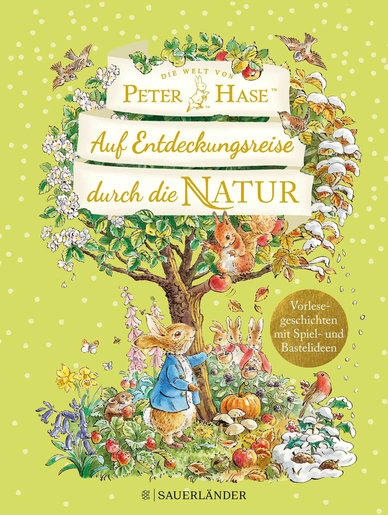 Vorlesegeschichten vom Leben auf dem Lande mit der beliebten Bilderbuchfigur Peter HaseIn der Welt von Peter Hase und seinen Freunden gibt viel zu tun und zu entdecken! Lämmchen und Blumenwiesen im Frühling, Beeren naschen im Sommer, Apfelernte im Herbst und Schlittschuhfahren auf dem zugefrorenen Winterteich. Das ganze Jahr über gibt es viele Abenteuer zu bestehen, viel zu feiern und jede Menge Spaß in der Natur.Und das ist längst nicht alles: Die herzerwärmenden Vorlesegeschichten werden ergänzt durch liebevolle Bastel- und Spielideen für alle vier Jahreszeiten.Ein Vorlese- und Beschäftigungsschatz für das ganze Jahr und alle Fans von Peter Hase.
