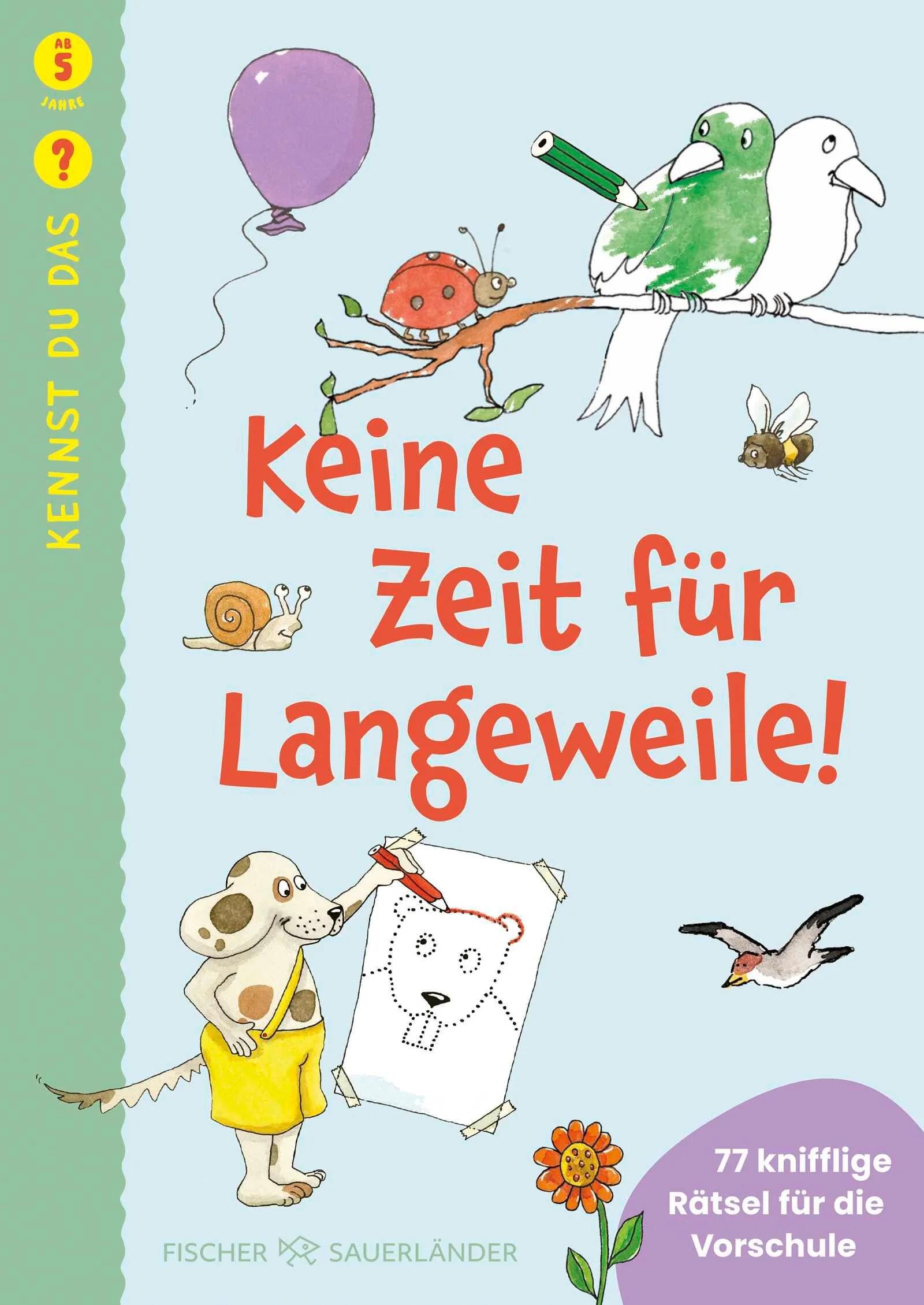 Spannende Rätsel für die Vorschule ab 5 JahrenDieses Rätselbuch für Vorschulkinder ist voller bunter Punkt-zu-Punkt-Aufgaben, Ausmalbilder und Suchspiele. Die machen viel Spaß und lassen Langeweile sofort verschwinden. Ganz nebenbei werden spielerisch Hand-Motorik, Wahrnehmung und Konzentration geschult und gut auf den Schulstart vorbereitet. So wird aus Langeweile ein spannender Rätsel-Spaß!Abwechslungsreiche Aufgaben: bunte Punkt-zu-Punkt-Rätsel, Suchspiele, Ausmalbilder und SchwungübungenMotorik, Konzentration und Wahrnehmung ganz nebenbei fördern und auf die Schule vorbereitenRätselspaß für lange Urlaubsfahrten, endlose Wartezeiten und verregnete Nachmittage