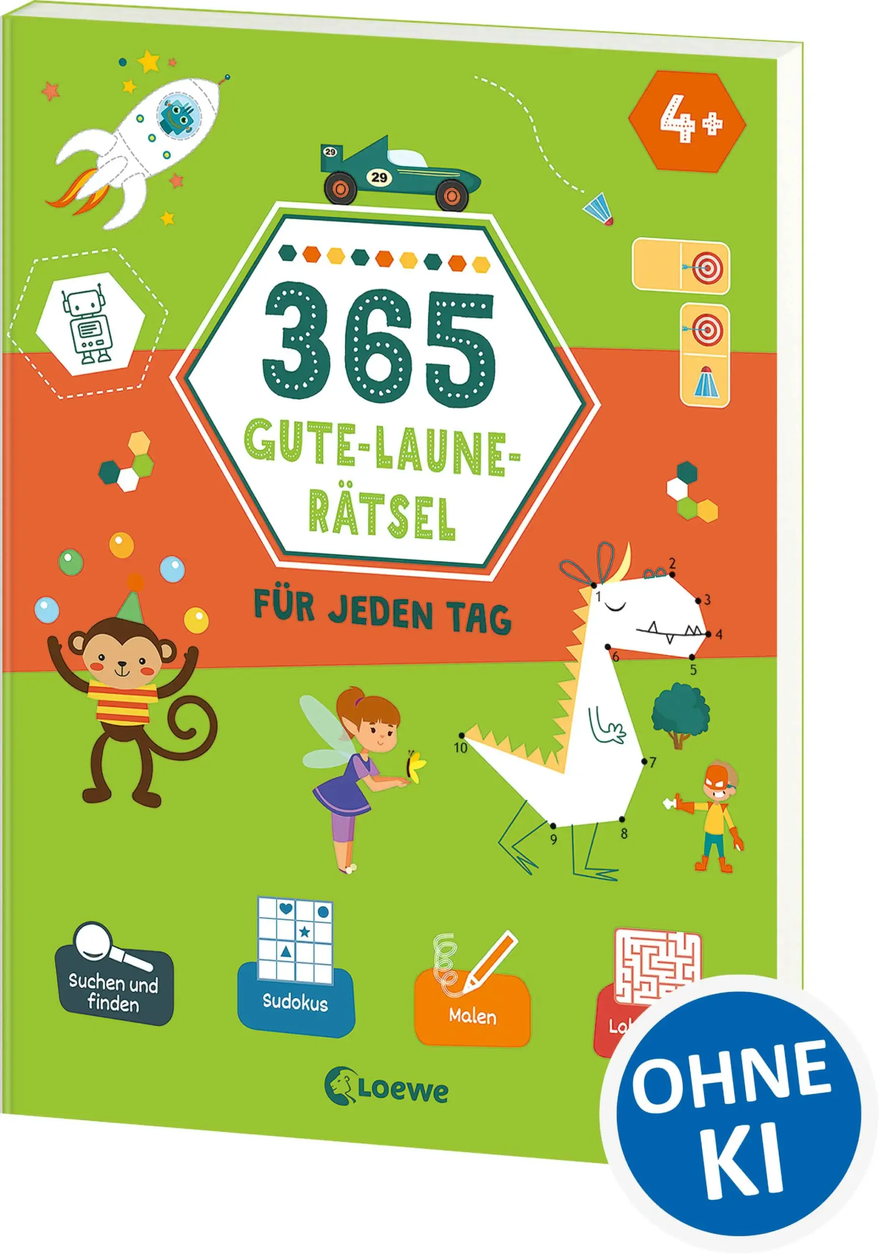 Jeden Tag ein Rätsel Ob Sudokus am Königshof, Labyrinthe in der Urzeit oder Fehlersuche auf dem Piratenschiff: Diese 365 kniffligen Übungen füllen das gesamte Jahr mit Spannung, Spaß und extraviel guter Laune! - Die perfekte Kombination aus Lernen und Rätseln - Fördert Konzentration, Motorik und logisches Denken - Garantiert keine Langeweile! Mit diesen 365 spannenden Rätseln hat Langeweile keine Chance. Ob Labyrinthe, Bilderrätsel, Malaufgaben oder Zahlenübungen – mit der bunten Mischung aus Beschäftigung und Lernen trainieren Kinder ab 5 Jahren ganz leicht ihre Konzentration sowie motorische und logische Fähigkeiten.