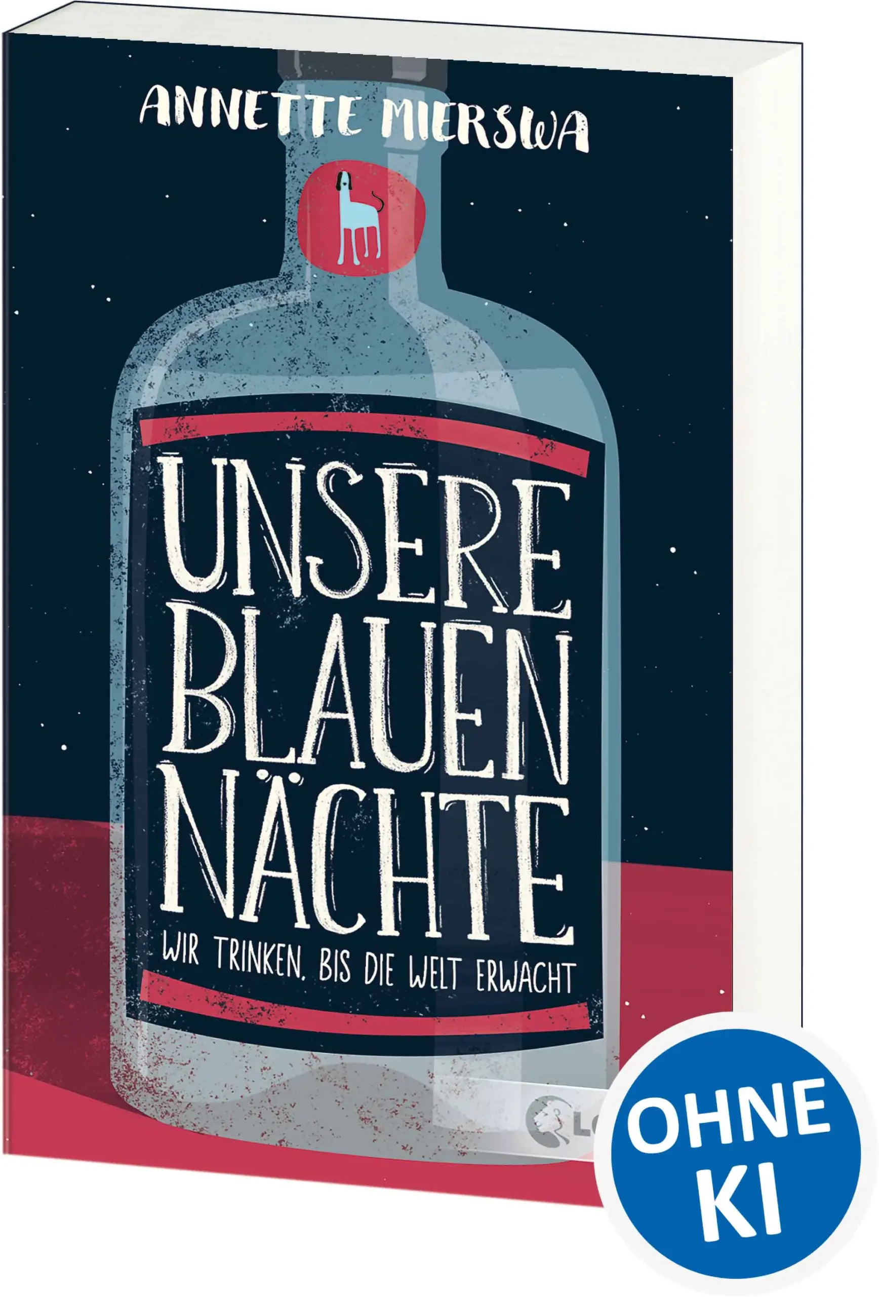 Loewe-Bücher: garantiert ohne KI Ausgezeichnet mit dem Harzburger Eselsohr der Stadt Bad Harzburg Wenn der Rausch vorbei ist … Nach der Party zu Oscars sechzehntem Geburtstag ist nichts mehr, wie es war. Oscar erinnert sich nur noch an zu viel Alkohol, den blauen Hund und an ein Trinkspiel, das völlig aus dem Ruder lief. Und nun muss Oscar Sozialstunden auf einem Gnadenhof ableisten. Kein Wunder also, dass ihn plötzlich alle meiden. Alle außer Bella. Doch Oscar fehlt vor allem sein Kumpel Flinte … aber ist der wirklich sein Freund? Eindrücklicher Roman über die Risiken des Alkoholkonsums bei Jugendlichen Annette Mierswa beschreibt einnehmend, welch große Rolle Alkohol im Leben vieler Jugendlicher spielt und wie schnell der Konsum zur Sucht wird Eine bewegende Geschichte, die nicht nur die negativen Konsequenzen von Alkoholmissbrauch darstellt, sondern auch Wege daraus aufzeigt und Mut macht Die Geschichte trifft mit ihrer authentischen, witzig-bittersüßen Jugendstimme genau den Sound der Zielgruppe – ohne erhobenen Zeigefinger Komplexe und vielschichtige Charaktere: Freundschaften, Liebe und Familie werden ambivalent erzählt, mit starken Mädchen- und Frauenfiguren, fern von einfachen Schwarz-Weiß-Zeichnungen