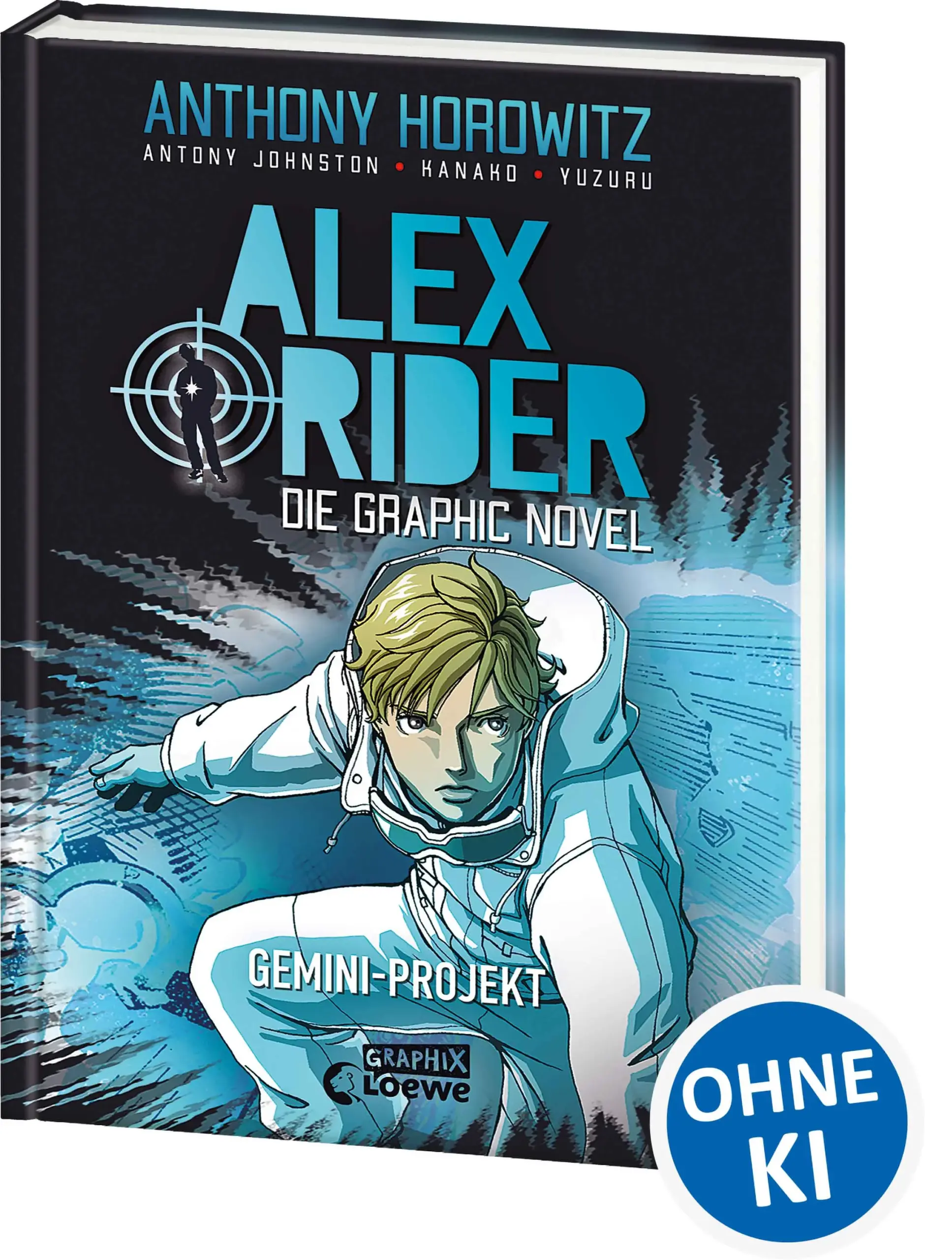 Loewe-Bücher: garantiert ohne KI Action, Adrenalin, Abenteuer Alex Rider, Junior-Geheimagent und ganz normaler Teenager, geht wieder zur Schule und versucht, sich an sein neues Doppelleben zu gewöhnen. Doch der MI6 hat etwas anderes mit ihm vor: Mit einer falschen Identität und einem Koffer voll gut getarnter Geheimwaffen wird Alex in ein Schweizer Eliteinternat geschleust. In 3.000 Metern Höhe und völlig abgeschieden sollen die Söhne superreicher Eltern hier Tischmanieren lernen. Aber irgendetwas stimmt nicht in Point Blanc. Und Alex macht bald eine verblüffende Entdeckung. Was, du kennst Alex Rider noch nicht? Dann lies jetzt schnell den zweiten Band der rasanten Abenteuerreihe über den jüngsten Geheimagenten der Welt als Comic. Anthony Horowitz’ rasante Reihe um den jungen Geheimagenten Alex Rider, endlich als Graphic Novel spektakulär in Szene gesetzt von Marvel Autor Antony Johnston und im angesagten Mangastil illustriert von den Schwestern Kanaku und Yuzuro.