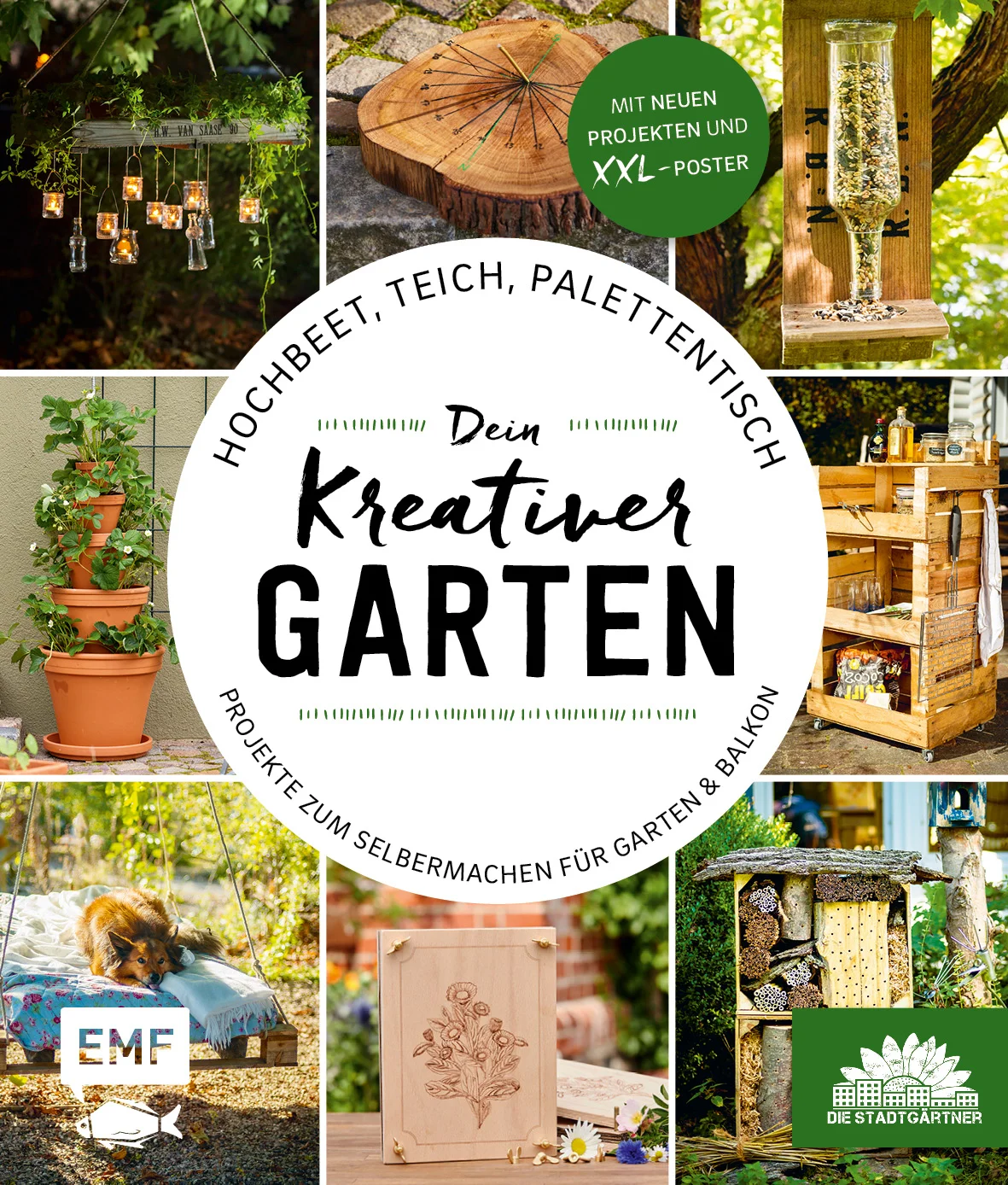 Gartenzeit = Kreativzeit! Verwandel Garten, Balkon und Terrasse in eine grüne Wohlfühloase! Dieses Buch richtet sich an alle, die mit viel Fantasie tolle Ideen für draußen umsetzen wollen. Vom vertikalen Garten und Paletten-Hängebett bis zu Insektenhotel, Kinderwippe und Co. ist alles mit dabei! Die Schritt-für-Schritt-Anleitungen mit Fotos sind ideal für Einsteiger*innen und machen das Werken und Bauen für Garten und Balkon mit Paletten, Obstkisten und Co. gelingsicher!Über 40 Selbermachprojekte für Balkon, Terrasse und GartenSchritt für Schritt zu Gartenmöbeln, praktischen Gartenhelfern, toller Deko & mehrNachhaltig schön: Vielseitige Upcycling-Ideen aus Paletten, Obstkisten, Haushaltsgegenständen und mehrDer ultimative Ideengeber für dein neues Wohlfühl-Outdoor-WohnzimmerSelbermachen spart Ressourcen und Geld, es macht Spaß und man lernt viel dazu. Zudem wohnt den Dingen, die man mit viel Herzblut und den eigenen Händen erschafft, ein besonderer Zauber inne. Ein tolles Gefühl, das man in keinem Geschäft kaufen kann. Inspiriert von diesem Buch schaffst du Unikate, bist nicht Konsument*in, sondern Künstler*in. Also krempel die Ärmel hoch, entfessle deine Kreativität und überrasche dich selbst! 
