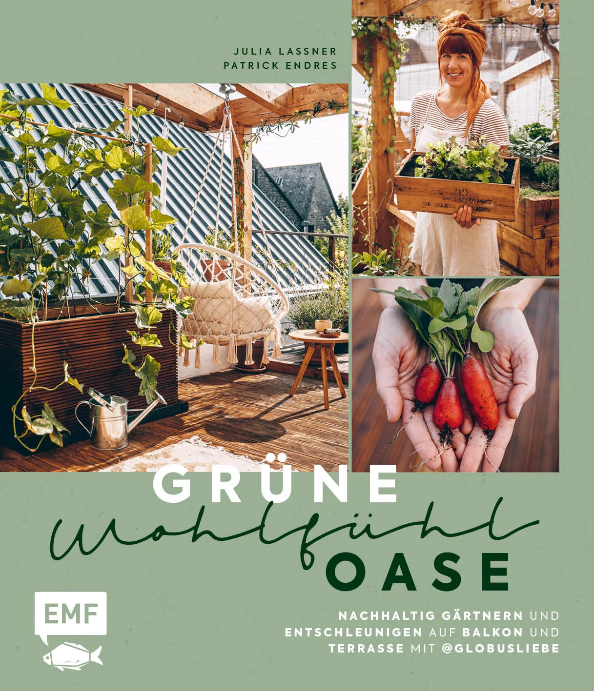 Verwandle deinen Balkon oder deine Terrasse in einen Wohlfühlort für Mensch, Pflanzen und Tiere!Anbauen, ernten und entspannen – dazu braucht es keinen eigenen Garten, ein kleiner Balkon reicht schon aus! In diesem Buch zeigen Julia Lassner und Patrick Endres wie aus jedem Balkon und jeder Terrasse eine wahre Wohlfühl-Oase werden kann, die zur Entschleunigung beiträgt und mit ein wenig Geschick eine reiche Ernte beschert.Gestaltungstipps, die Gemütlichkeit schaffen: Blumenampeln, Lichterketten und vieles mehrGemüseanbau im Hochbeet DIY-Projekte step by step: Holzterrasse verlegen, Hochbeet bauen, natürliche Deko und mehrTipps zum ökologischen Gärtnern und zur Förderung der ArtenvielfaltWer unseren Globus so liebt wie Julia Lassner und Patrick Endres von @globusliebe weiß, dass jeder noch so kleine Beitrag zum Schutz unserer Natur zählt. Auch für die beiden steht daher nachhaltiges Gärtnern an oberster Stelle. In ihrem Buch zeigen sie, wie sie ihre eigene Dachterrasse umwelschonend umgebaut und erweitert haben, welche Pflanzkombinationen sinnvoll sind und wie sie es schaffen, eine unglaubliche Vielfalt an Insekten anzulocken. Mit ihrem besonderen Stil aus Boho-Deko, natürlichen Materialien und gemütlichen Möbeln verleihen sie ihrer Dachterrasse einen extra Wohlfühl-Faktor. Lass dich inspirieren und hole auch du aus deinem Balkon alles raus was geht!