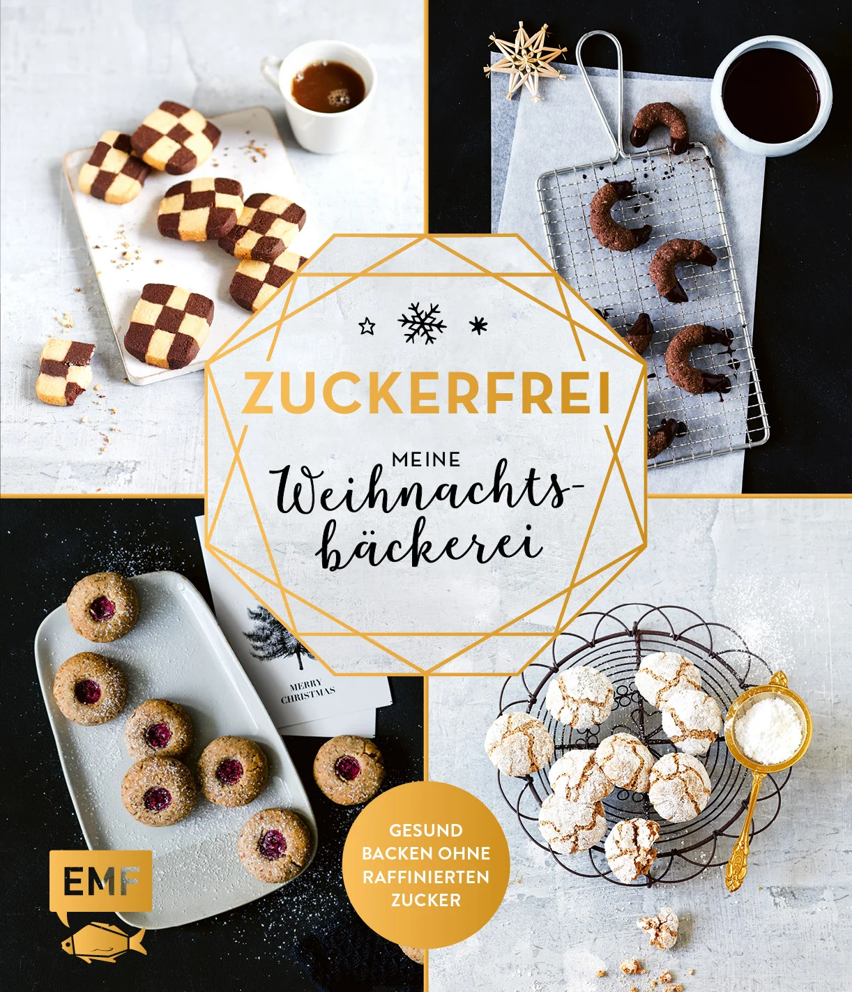 Naschen ohne Reue! Zuckerfrei durch die Weihnachtszeit zu kommen, ist dank dieses Buchs kein Problem mehr. Mit über 50 süßen Rezepten für gesunde Weihnachtsklassiker und kreative Neu-Interpretationen wird einem nicht langweilig.dank der Ersatzprodukte, wie Kokosblütenzucker, Birkenzucker, Mandelmehl & Co. mangelt es an nichts!Mit Linzer-Sterne, Spekulatius-Cupcakes, Kokosmakronen, Lebkuchen oder Schokomousse mit Fleur de SelGrundlagen zu guten Alternativen für raffiniertem Zucker,eine kleine Gewürzkunde und praktische Tipps für das perfekte Backvergnügen in dem Backbuch.O du fröhliche, zuckerfreie Adventszeit!