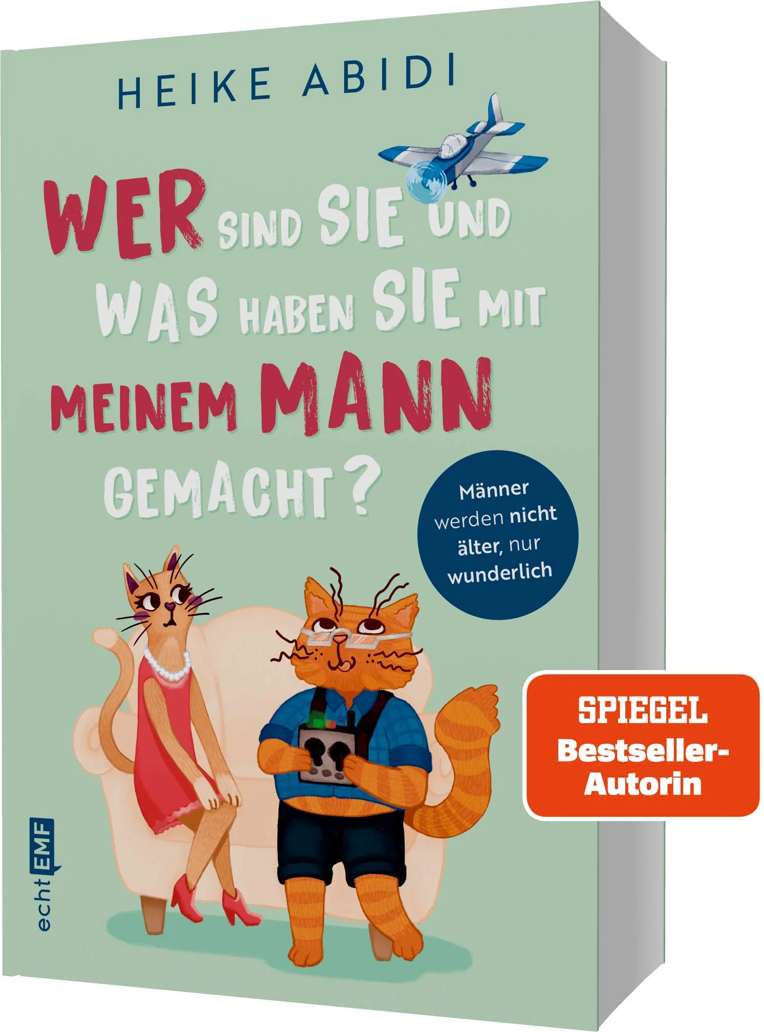 Zwischen Mid Life Crisis und Alterspubertät - das starke Geschlecht wird im Alter in jeder Beziehung komischer Männer sind wie Wein, sagt man. Sie reifen und werden im Alter besser. Bestseller-Autorin Heike Abidi sieht es anders: Männer im besten Alter werden vor allem komisch. Wechseljahre meets Pubertät sozusagen. Kommt einem bekannt vor? In diesem witzigen Beziehungsratgeber finden Sie nicht nur sich, sondern vor allem Ihren Liebsten wieder. Ob man einen Partner wählt, der einem ähnlich ist, oder dem Motto „Gegensätze ziehen sich an“ folgt, spielt irgendwann keine Rolle mehr. Denn spätestens, wenn Mann in die Jahre kommt, entwickelt das starke Geschlecht seltsame Macken, die einen in den Wahnsinn treiben können. Jetzt braucht Frau starke Nerven, eine große Portion Gelassenheit und ganz viel Humor! Doch einen Vorteil hat es, wenn die Herren der Schöpfung beim Altern komisch werden: Sie bringen uns damit zum Lachen... Wenn das starke Geschlecht komisch wird: lustige Geschichten über die vermeintlich bessere HälfteMit Tipps für ein entspanntes Leben in den Wechseljahren, zu Männergesundheit und Liebe und Partnerschaft im AlterBeziehungsratgeber mit Übersetzungshilfe, Quiz und MännertypologieDie allabendlichen Kämpfe um die Fernbedienung, schiefgelaufene Candlelight Dinner-Versuche, unbedingt notwendige, aber nach ihrer Anschaffung nie wieder eines Blickes gewürdigte technische Gerätschaften, die ganz besondere Verbindung zwischen Mann und Grill, sowie Mann und Baumarkt: Es scheint, als würden die Marotten der Herren der Schöpfung im besten Alter ungeahnte Ausmaße annehmen – oder ist es nur so, dass es uns Frauen schwerer fällt über manche Dinge hinwegzusehen?Irgendwo zwischen Rock‘n‘Roll und Renteneintritt, zwischen Selbstverwirklichung und Spießertum, zwischen neuen Hobbys und alten Wehwehchen, bleibt uns Frauen nichts anderes übrig, als die Macken der Männer beim Altern mit Humor zu nehmen. Heike Abidi beschreibt die Wechseljahre und Psyche ihres Mannes mit einem Augenzwinkern undgibt Einblick in die komischen Momente des Ehealltags. Abidis Buch nimmt einen mit auf eine Reise in die Seele, den Körper und die Gefühlswelt von Männern, die irgendwo zwischen Mid Life Crisis und Alterspubertät pendeln. Ein Beziehungsratgeber für alle Frauen, denen die Alterspubertät ihrer „besseren Hälften“ tagtäglich graue Haare wachsen lassen - und selbstverständlich auch für die Herren im besten Alter eine empfehlenswerte Lektüre!  