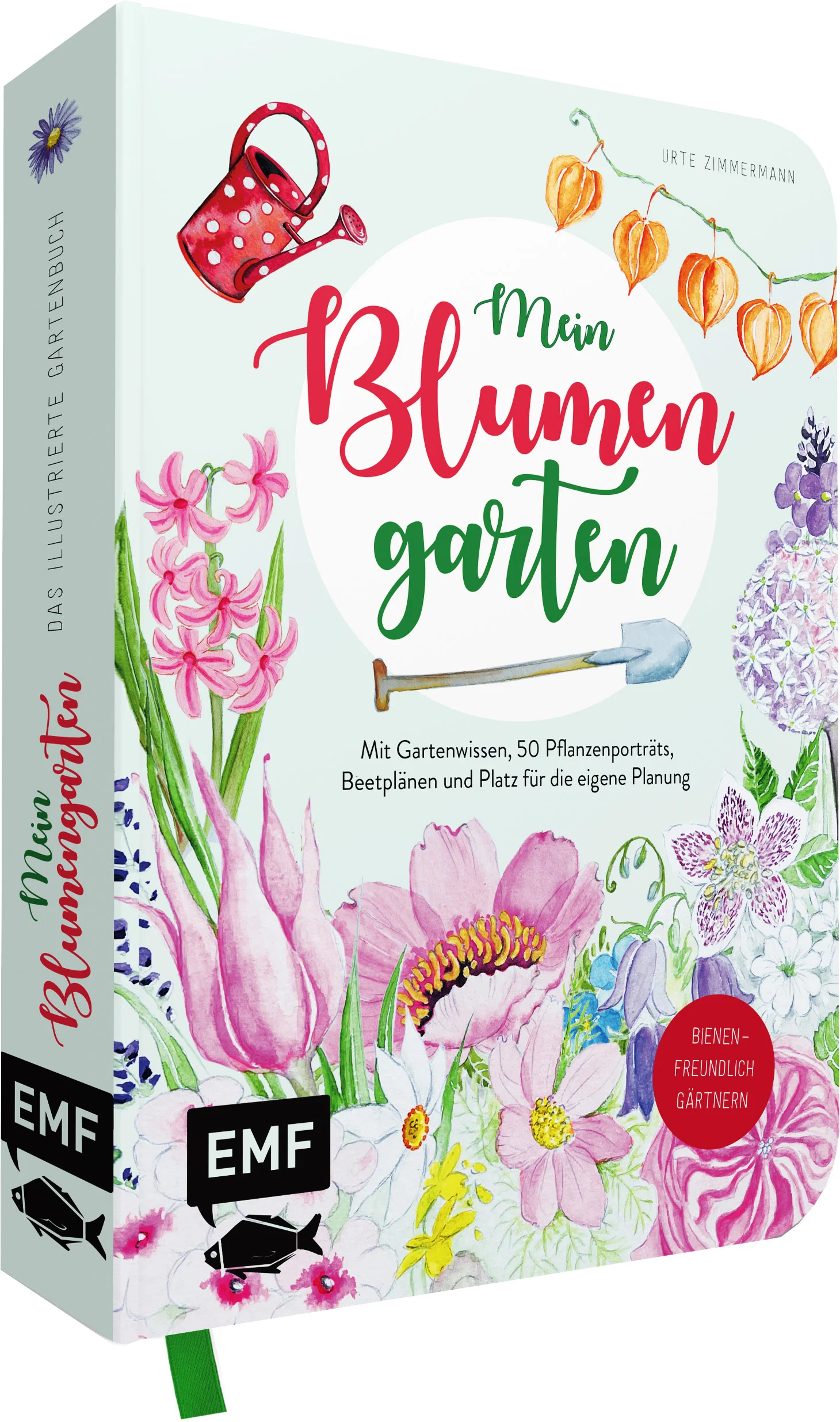 Behalte den Überblick über deinen Blumengarten – mit dem traumhaft illustrierten Bullet Journal, das Gartenwissen und Journaling vereint!Mit Liebe zum Detail führt Urte Zimmermann durch das gesamte Gartenjahr. Neben umfangreichem Gartenwissen und monatlichen Tipps bietet das Bullet Journal genug Platz für eigene To-dos, Planungsskizzen und Notizen. Und die wunderschönen Illustrationen geben dem Gärtnern und Planen gleich einen wunderschönen Rahmen! Wissensseiten zu verschiedenen Blumen- und Beetarten, Insektenfreundlichkeit und Co.Illustriert von der reichweitenstarken Autorin Urte ZimmermannMit ausführlichen Steckbriefen zu 50 PflanzenEin reichhaltiger Überblick über das ganze Gartenjahr Die AutorinHinter „Mein Blumengarten“ steckt Urte Zimmermann @elfenrosengarten, die schon früh in Ihrer Kindheit sowohl das Malen als auch das Gärtnern für sich entdeckt hat. Aus einer Gärtnerfamilie kommend, weiß sie, wie man einen Garten plant, Pflanzen am besten sät, pflanzt, pflegt und ihre Früchte erntet und verarbeitet. In ihrem eigenen Garten baut sie eine Fülle unterschiedlicher Blumensorten an, die sie als Inspiration für ihre Aquarelle nutzt, um mit detailreicher Farbenfülle zum Träumen anzuregen.Das GartenjournalDieses Gartenjournal bietet einen strukturierten Überblick über den gesamten Ziergarten. So können Blumenbeete geplant und neue Gartenprojekte verwaltet werden: Wie pflanze ich ein? Welche Blumen blühen wann? Welche Pflanzkombinationen sehen am besten aus? Was muss ich beachten? Mit Beetideen und Wissensseiten zu Stauden, Rosen & Co. ist das Wissen an einem Ort vereint. So steht dem Anlegen eines eigenen Blumengartens nichts mehr im Wege.   
