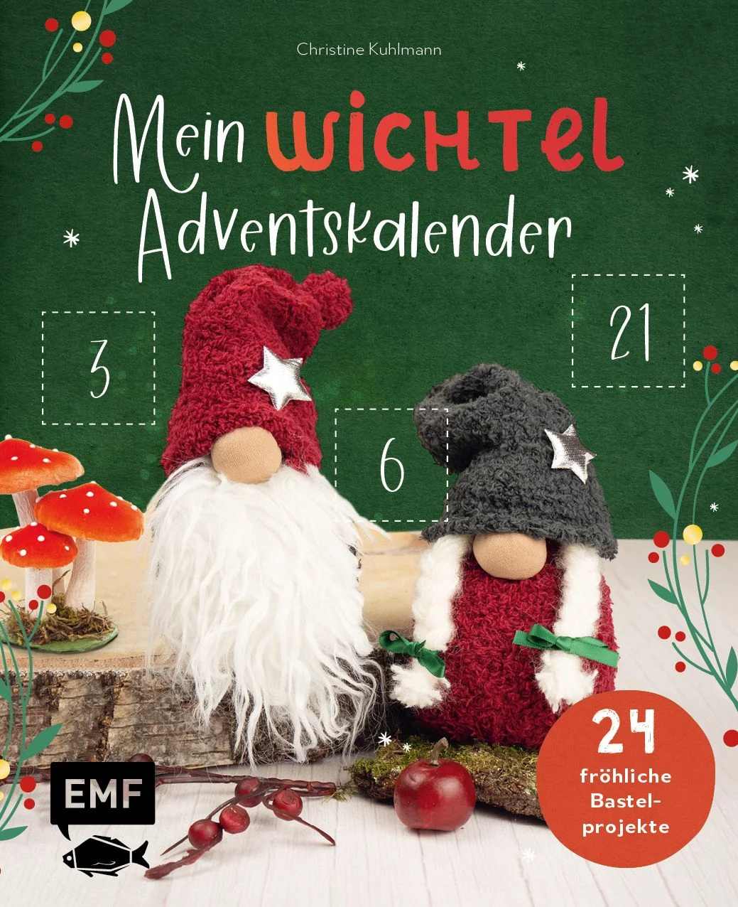 Der ultimative Adventskalender für alle Wichtel- und DIY-Fans mit perforierten Seiten zum einfachen Auftrennen: Bastelspaß und Überraschung garantiert! 24 zauberhafte Projekte für eine festlich-fröhliche WeihnachtszeitMit einfachen Step-Anleitungen für die ganze FamilieSockenwichtel, Badebombe, Federengel, Schokoschlitten & Co. verschönern und versüßen die Weihnachtszeit