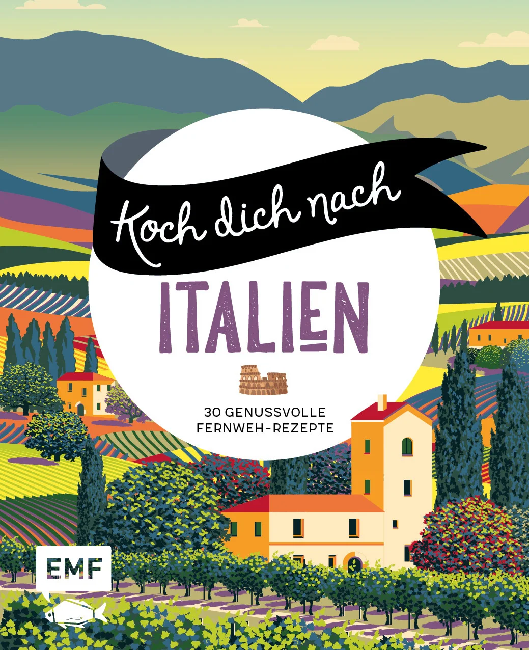 Benvenuti in Italia!Sonnengereifte Tomaten, cremiger Mozzarella, ein Hauch von frischem Basilikum … So schmeckt Italien! Ob Sie sich nach dem wohlverdienten Sommerurlaub am Meer sehnen oder einfach nur ein gemütliches Familienessen auf der Terrasse genießen wollen – hier finden Sie für jeden Anlass das passende Rezept! Von italienischen Klassikern wie Pizza, Pasta und Risotto über fluffige Teigwaren wie Focaccia und Panettone bis hin zu süßen Verführungen wie Cannoli und Tiramisù – 30 Rezepte laden zu einer mediterranen Genussreise vom Feinsten ein!In diesem Buch erwarten Sie:30 Rezepte zum Schlemmen und GenießenGroße Vielfalt – sowohl Fleisch und Fisch als auch vegetarische GerichteWissenswertes zur italienischen KüchenkulturAuthentische italienische Küche zum kleinen Preis und im praktisch handlichen Format!Sind Sie bereit für den Geschmack Italiens auf Ihrem Teller und Dolce-Vita-Feeling in Ihrer heimischen Küche? Na, dann los! Mit diesem Länderkochbuch sowie einem Glas italienischem Rotwein in der Hand wird Kochen alla Mamma zum Kinderspiel. Lassen Sie sich verführen in das Land, wo die Zitronen blühen. Buon appetito!