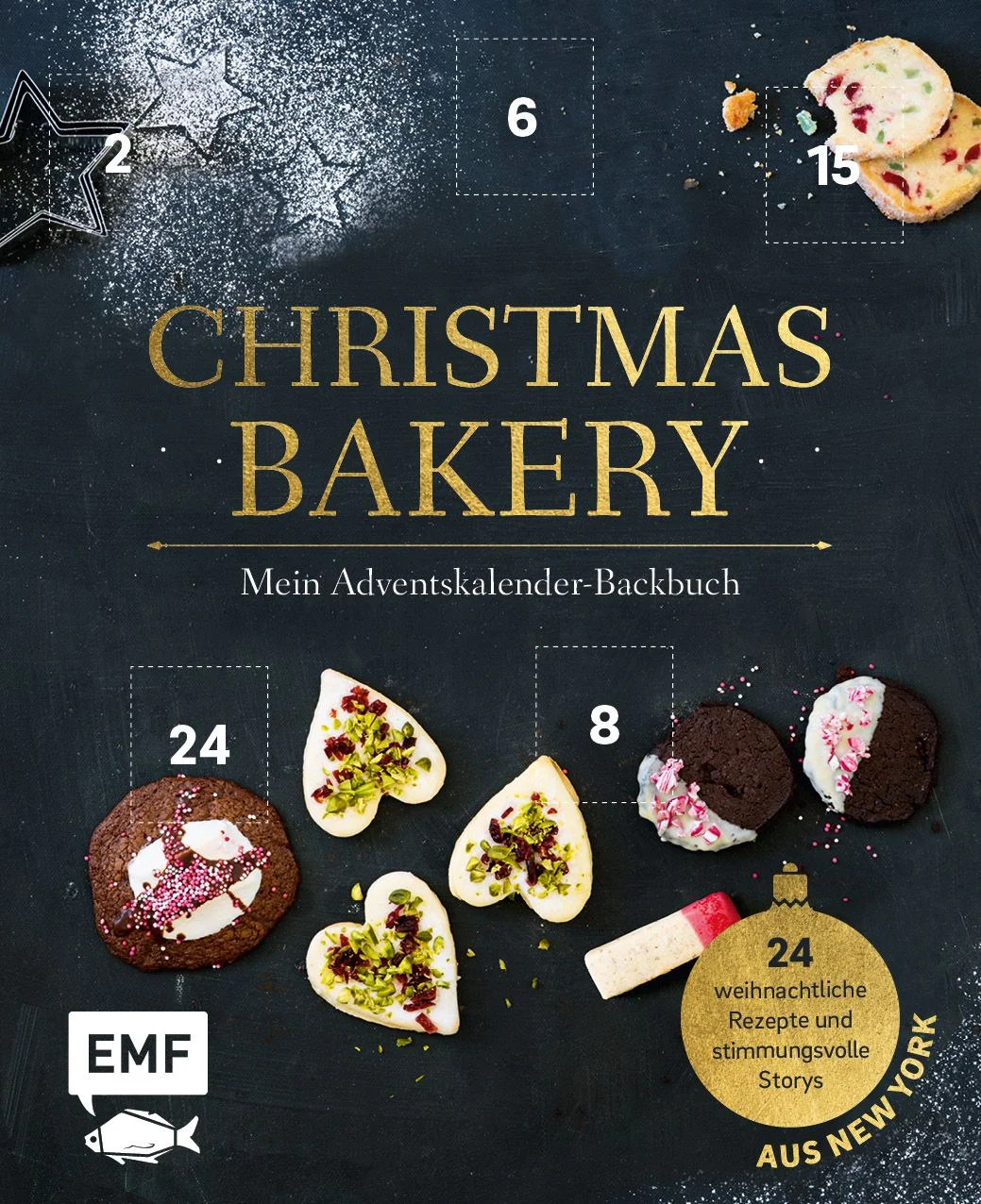 Komm mit auf eine genussvolle Reise durch das weihnachtliche New York! Wenn die Adventszeit in New York beginnt, zeigt sich der Big Apple von seiner schönsten Seite. Funkelnder Weihnachtsschmuck und strahlende Lichter tauchen die Stadt, die niemals schläft, in wundervolles Licht. Duftendes Gebäck macht die festliche Stimmung perfekt – deshalb dürfen zahlreiche Köstlichkeiten der amerikanischen Weihnachtsbäckerei nicht fehlen.Süß, süßer, Weihnachten: 24 Backrezepte – eins hinter jeder SeiteMit praktischen Grundlagen und Tipps für die perfekte WeihnachtsbäckereiLiebevoll von Hand illustrierte Seiten mit Anekdoten über das weihnachtliche New York laden zum Träumen einIn diesem Adventskalender lässt sich hinter jedem „Türchen“ eine köstliche Verführung finden, die die Vorfreude auf Weihnachten steigern und die Zeit bis zum ersehnten Fest besonders schmackhaft machen. Aber geheim bleibt geheim: Jede Seite ist mit perforierten Rändern ausgestattet, so kann keiner vorher reinschauen!