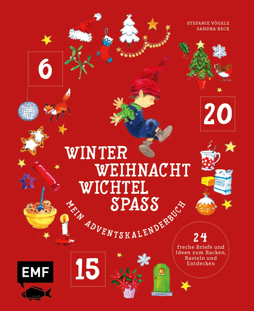 Weihnachtszeit bedeutet Wichtelzeit. Denn dieses Jahr zieht in der Vorweihnachtszeit ein ganz besonderer Gast zuhause ein: Wichtel Pelle. Im Gepäck hat er sein magisches Wichtelbuch – und da gibt es viel zu entdecken: 24 abwechslungsreiche Ideen für gemeinsame Unternehmungen drinnen und draußen, leckere Rezepte, lustige Streiche und tolle Bastelanleitungen. Doch Vorsicht: Wichtel sind vor allem nachts aktiv und dürfen von Menschen nicht gesehen werden. Also gibt es in diesem Adventskalenderbuch jeden Tag einen neuen Wichtelbrief von Pelle zu lesen.  24 wichtelfreche Ideen für jeden Tag: lustige Nachrichten, weihnachtliche Bastelideen und spannende Aktivitäten für Drinnen und Draußen – mit 24 perforierten Seiten zum Auftrennenmit Einkaufsliste für die 