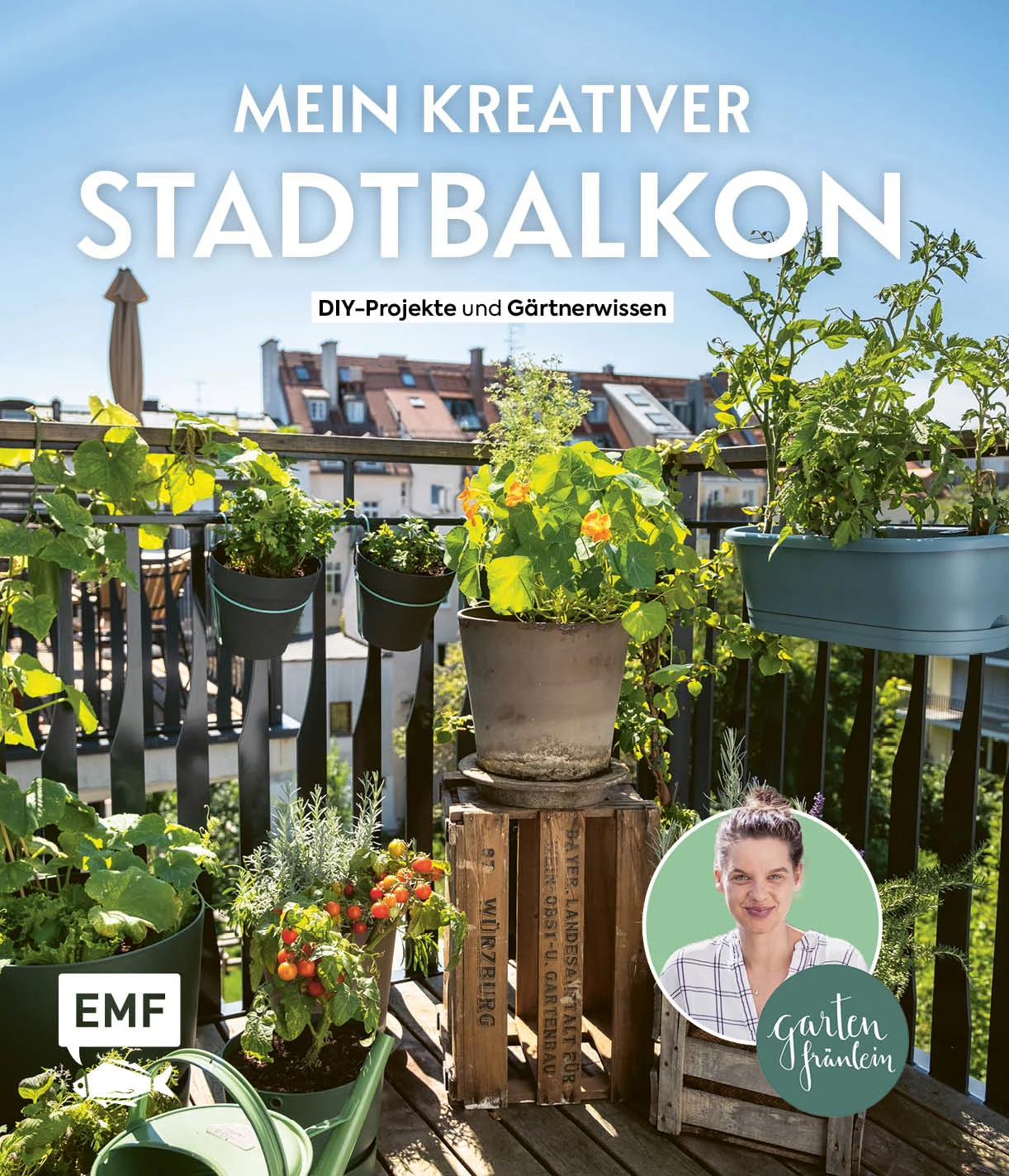 Verwandeln Sie Ihren Balkon in eine kleine grüne Stadtoase!Anbauen, ernten und entspannen – dazu braucht es keinen eigenen Garten, ein kleiner Balkon reicht schon aus. Das Garten Fräulein zeigt wie man mit den richtigen Pflanzgefäßen, einem praktischen Bewässerungssystem und Co. auch auf dem Balkon Gemüse und Naschobst anbauen kann.Diese Nutz- und Zierpflanzen sind auch für den Balkon geeignetTipps und Tricks für eine reiche Ernte: richtig gießen, Schädlingsbekämpfung, Winterschutz und vieles mehrPraktische und dekorative DIY-Projekte step by step: so wird der Balkon noch wohnlicherLeckere Rezepte zur Verwertung der eigenen Balkon-ErnteMit großem Tomaten-Special: Alles Wissenswerte rund um die Queen des BalkonsWenn es um das Gärtnern auf dem Balkon geht, weiß das Garten Fräulein wovon es spricht: Silvia Appel liebt die Natur und lebt dennoch mitten in der Stadt – in München. Für sie ist das kein Widerspruch, denn auch in der Stadt kann man sich grüne Oasen schaffen. In „Mein kreativer Stadtbalkon“ zeigt sie, wie ihr das gelingt. Dabei gibt sie hilfreiche Tipps für das Gärtnern auf dem Balkon und erklärt, wie sich ihre wundervollen DIY-Projekte ganz einfach umsetzen lassen. Wie wäre es zum Beispiel mit einer platzsparenden Pflanzenampel oder einem dekorativen Windspiel?