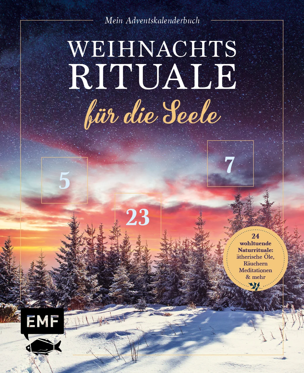 Mein Adventskalender-Buch: Weihnachtsrituale für die Seele24 mal Ankommen, Durchatmen und zu innerem Einklang finden – Mit perforierten Seiten zum AuftrennenSchon unsere Urahn*innen wussten: Die Zeit zwischen den Jahren ist eine magische Zeit des Rückzugs, in der die Menschen zu neuer Kraft finden können. Mit diesem zauberschönen Adventskalenderbuch findest auch du zu den alten Rhythmen von Mutter Natur zurück und nutzt die Adventszeit, um neue Kraft zu schöpfen, anstatt von Geschäft zu Geschäft auf der Jagd nach dem ultimativen Weihnachtsgeschenk zu hetzen.Atme durch, komme an und lass dich mit achtsamen Ideen, Rezepten und Anleitungen inspirieren. Gestalte dir die Tage bis zum Fest, nimm dir Zeit für dich und deine Selfcare. Du bist es dir wert.- Durchatmen anstatt Geschenkestress: Die Vorweihnachtszeit achtsam und besinnlich gestalten - Die magische Kraft der Rituale für die Weihnachtszeit - Große Themenvielfalt in 24 Adventsüberraschungen zum AuftrennenEin Seelenwärmer für deine Weihnachtszeit!