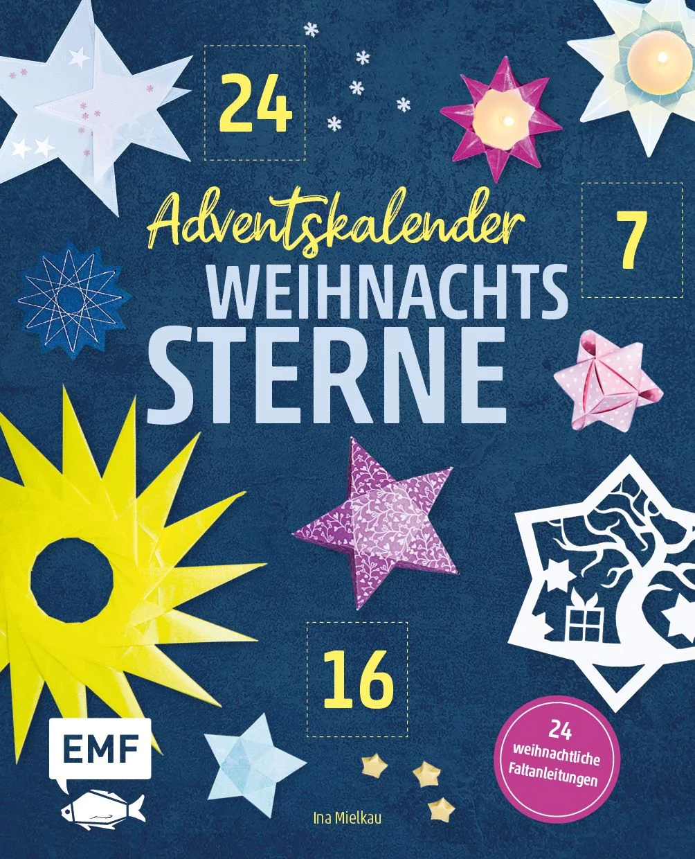  Advent, Advent, ein Papierstern leuchtet im Fenster – und es werden jeden Tag mehr. Das Adventskalender-Buch gefüllt mit 24 Bastelanleitungen für eine besinnliche Vorweihnachtszeit.Bald ist Weihnachten. Und mit diesem Adventskalender für DIY-Verrückte, Basteltanten und -onkel kann das Warten so richtig versüßt werden. 24 Anleitungen versteckt hinter perforierten Seiten zum Auftrennen, damit auch nicht vorher gespickt werden kann. Das macht den Advent aufregend und gleichzeitig zur besinnlichen Bastelzeit. Der ultimative Adventskalender für zauberhafte Dekosterne aus Papier Überraschungseffekt: Mit perforierten Seiten zum einfachen Auftrennen24 vielseitige Sternenmotive für jede DIY-Vorliebe: von klassischen Faltsternen über filigrane Butterbrottütensterne bis hin zu GeschenkanhängernZum weihnachtlichen Dekorieren oder Verschenken zu Weihnachten Unkomplizierte Anleitungen mit Step-Fotos für entspannte Bastelabende im AdventWeihnachtssterne aus Papier sind Klassiker und bleiben modern. Jahr für Jahr schmücken sie das weihnachtliche Zuhause, den Christbaum oder die Weihnachtsgeschenke. Mit diesen 24 einfachen bebilderten Anleitungen können unter anderem klassische Fröbelsterne, imposante Faltsterne oder transparente Sterne fürs Fenster gezaubert werden. Aber auch kleine Besonderheiten wie Baumschmuck oder Geschenkanhänger kommen hinter den 24 Türchen hervor. Lass dich überraschen! 