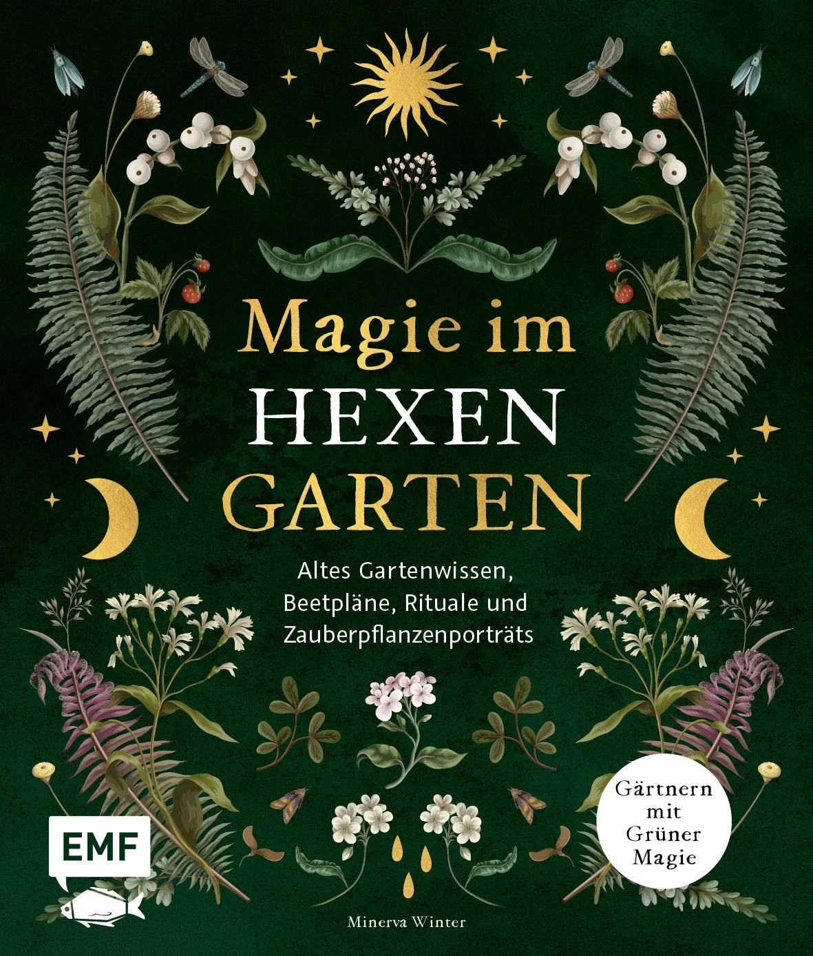 Seit jeher werden Hexen mit Kräuter- und Pflanzenwissen assoziiert. Die Arbeit im magischen Kräutergarten, das Wissen um die heilkräftigen und magischen Eigenschaften einheimischer Pflanzen und deren Verwendung in Küche und Ritualen gehört zum Handwerkszeug jeder modernen Hexe. Mit ihrem Buch stellt die praktizierende Hexe Minerva einen idealtypischen Elemente-Hexengarten vor. Dabei zeigt sie Grundsätze der grünen Magie auf, stellt wichtige Heil- und Zauberpflanzen vor und gibt Tipps für deren Verwendung in der Zauberei. Mit vielen praktischen Gartentipps, anschaulichen Beetplänen und zauberhaften Anwendungsbeispielen wird das Anlegen, Pflegen und Nutzen eines Hexengartens zum Kinderspiel. Dank wertvollen Hintergrundwissens wird das Buch zum ultimativen Nachschlagewerk für die Grüne Hexe. Mit übersichtlichen Pflanzplänen für das Erd-, Feuer-, Wasser- und Luftbeet und individuell anpassbaren Konzepten für einen ganz persönlichen Spirit-TopfgartenVon Ringelblume bis Tollkirsche: Zahlreiche Pflanzenporträts stellen einheimische Heil- und Zauberpflanzen und ihre Anwendung ausführlich vorDen eigenen Garten als Kraft- und Ritualraum nutzen: mit Weihungsritualen und inspirierenden Meditationen die Energie der Pflanzen erfahrenMit vielen praktischen Anwendungstipps für Rituale, Amulette, Hexenflaschen, Zauberbeutel, Liebes-, Schutz-, und HeilungszauberKreative Gestaltungstipps und DIYs verstärken die Energie des ElementegartensGreifbar und anschaulich zeigt das Gartenjahr die im Hexenglauben so wichtigen Grundsätze von Kreisläufen, Leben und Vergehen und den Jahreskreislauf auf. Im Zuge dessen wird die „grüne“ Magie und die Bedeutung der Pflanzenwelt für die magische Praxis beleuchtet. Dieses Buch stellt beispielhaft einen idealtypischen Hexengarten vor, bei dem die Pflanzen, einem intuitiven Konzept folgend, den vier Elementen und ihren Hauptthemen zugeordnet werden. Zugleich stellt das Buch ein „Standardwerk“ der grünen Hexerei dar, in dem Grundsätze der grünen Magie umrissen, zahlreiche heimische Heil- und Zauberpflanzen vorgestellt und Tipps für deren Verwendung gegeben werden.