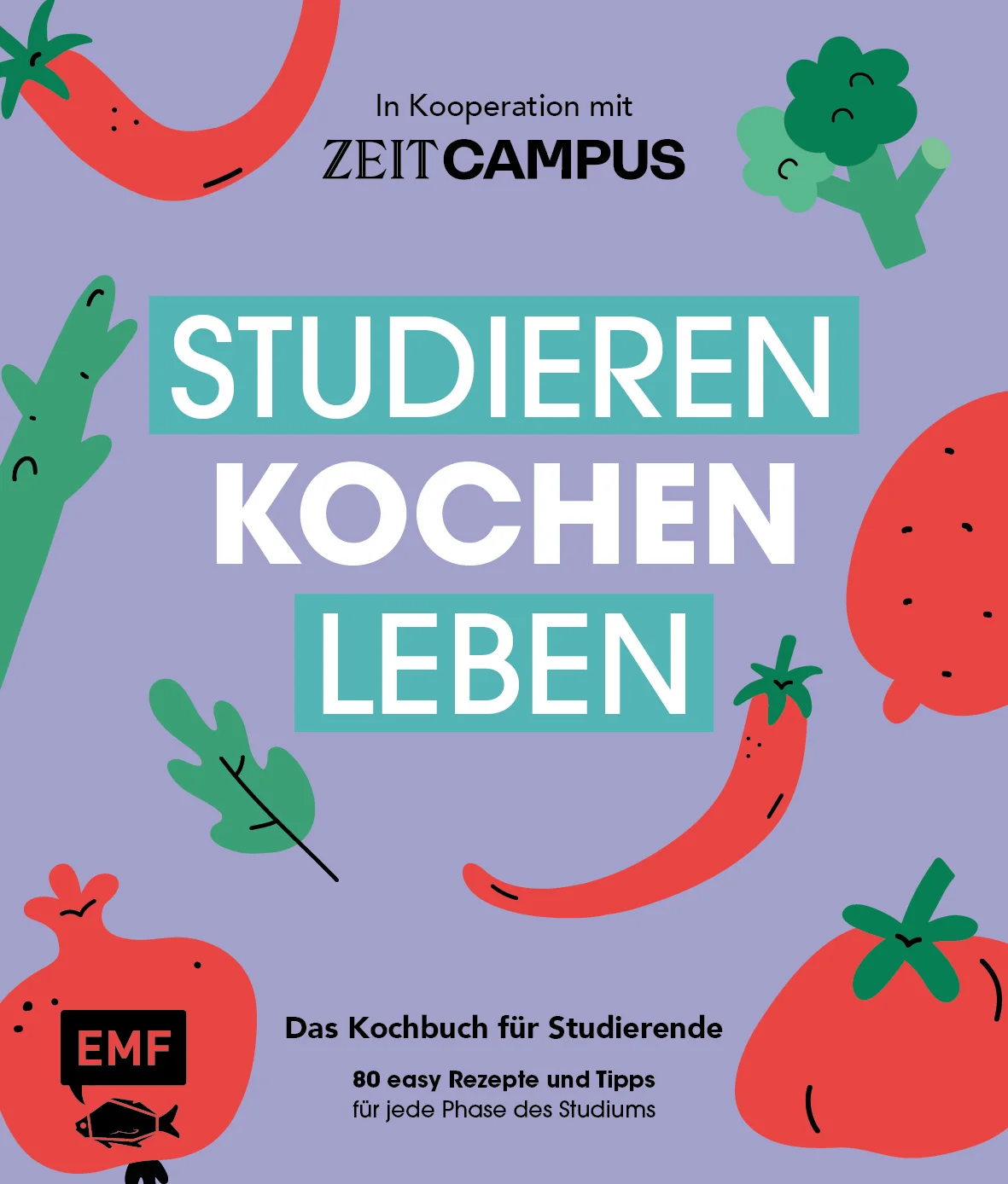 Ein Kochbuch für Studierende? Macht Sinn!Der Start in einen neuen Lebensabschnitt, in ein neues Leben, das meist außerhalb des familiären Umfeld stattfindet, stellt jede*n flügge werdende*n vor Herausforderungen und einer Neuorientierung der eigenen Selbstständigkeit. Da ist ein Ratgeber zur kulinarischen Hilfestellung gerade das Richtige. Denn gegessen wird immer! Doch wie kocht man eigentlich? Mit dem neuen ZEIT Campus-Kochbuch wirst du diese Challenge easy meistern!Nudeln mit Pesto war gestern!Über 70 einfache Rezepte, die in jeder Küche zubereitet werden könnenFür jede Lebenslage ist etwas dabei: einfach und schnell, low Budget, vegan/vegetarisch, Comfort Food, Hangover, Friends Plates, WG-Abend und mehrTipps und Hacks helfen dabei, das Studium zu überlebenDie ersten Schritte in deiner neuen eigenen Küche sind wichtig und müssen richtig unterstützt werden. Mit vielen hilfreichen Tipps und Informationen zu Studium, Studienleben und dem richtigen Umgang mit dem Dosenöffner werden dabei die leckeren und super einfachen Rezepte fast zur Nebensache. Dabei sind diese gerade auf die verschiedenen Lebenssituationen im Studium abgestimmt. Egal, ob Power-Granola fürs Frühstück, sättigende Currys und proteinreiche Snacks für den Abschluss eines lernreichen Tages in der Bibliothek oder auch süße Naschereien und Seelenfutter zum Prokrastinieren und Netflix and Chill, wenn mal wieder so gar nichts geht. Und neue Freunde kannst du damit auch gewinnen, denn wer liebt es nicht gut bekocht zu werden? 