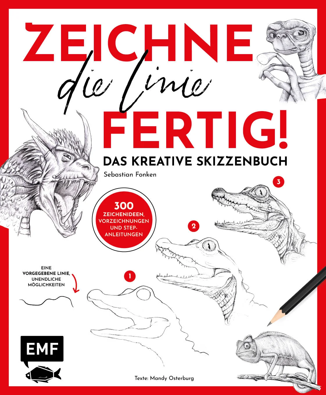 Eine Linie – unendliche Möglichkeiten: für kurzweilige Zeichenstunden und interaktive Kreativitätsübungen zwischendurch! Direkt im Buch loslegen!Ideal, um neuen Schwung in deine Kreativitäts-Kiste zu bringen: Das Krickelkrakel-Mitmachbuch bietet dir sowohl einen kompakten Grundlagenteil zu Zeichenmaterial und -technik als auch 10 angeleitete Projekte für den easy Einstieg. Und vor allem: jede Menge Platz für die Umsetzung von 300 Kreativimpulsen, um deine eigenen Kreationen aus den vorgegebenen Linien zu erschaffen. Ob Tiere, witzige Charaktere, lustige Pflanzen oder mehr. Alles kann aus der Krickelkrakel-Linie entstehen – deiner Fantasie beim Zeichnen sind keine Grenzen gesetzt!Eine Krickelkrakel-Linie ist gegeben, du malst den Rest – lass dich von den charakterstarken Beispielmotiven inspirierenFür Anfänger*innen und Fortgeschrittene: Mit kompakten Zeichen-Grundlagen und angeleiteten Motiven für den EinstiegSofort loslegen: alles, was du brauchst, ist ein StiftStell deine Kreativität auf die Probe!Die geniale Challenge für Doodle-, Kritzel- und Zeichenfans von TikTok-Künstler @krickelkrakel (über 1,5 Mio Likes!)