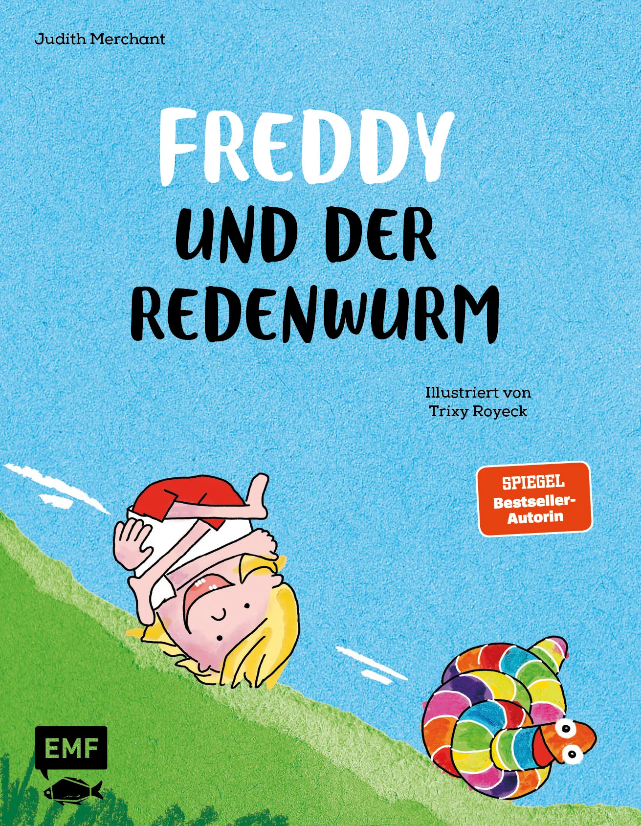 Freddy möchte soooooo gerne einen Papagei als Haustier haben, denn Papa muss immer total viel arbeiten und hat gar keine Zeit, mit Freddy zu quatschen. Auch heute hört Freddy nur „klack-klack-klack“ von Papa und er hört gar nicht zu, wenn Freddy etwas sagt – gemein!Also schlägt der Junge vor, Oma und Opa zu besuchen, vielleicht haben die beiden ja Lust, den ganzen Tag mit ihm zu quatschen? Doch Fehlanzeige – Oma backt lieber einen Kuchen (und das Rührgerät ist mega laut und lässt Freddys Fragen ganz ungehört) und Opa ist total beschäftigt im Garten mit einem riesengroßen Loch.Doch was ist das? Als Freddy sich beschwert und in eine Ecke des Gartens zurückzieht, antwortet ihm jemand! Aber wer? Doch nicht etwa dieser kleine freche Redenwurm? Das wäre ja ein Ding! Und so erlebt Freddy einen sehr überraschenden Nachmittag bei den Großeltern und wünscht sich vielleicht am Ende doch keinen Papagei mehr als Haustier.Neue lustig erzählte Bilderbuchgeschichte von Bestseller-Autorin Judith Merchant Top-Familien-Thema: quasselnde Kinder und zu viel arbeitende Eltern unter einen Hut bringenSensibilisiert Eltern, sich wieder mehr Zeit für Kinder zu nehmenFarbenfroh illustriert von Trixy Royeck