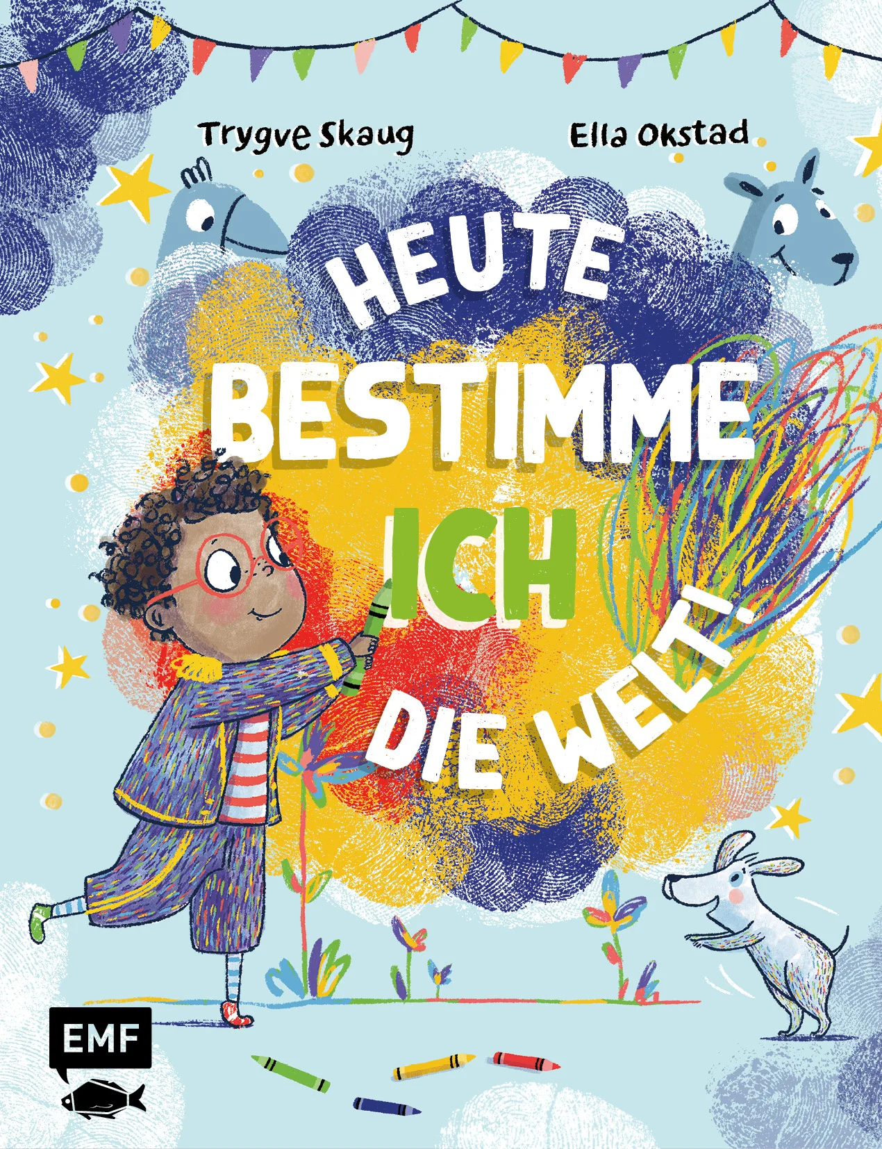 Was wäre, wenn Kinder die Welt bestimmen dürften? Klar, dann gäbe es Kekse für alle und jeder bekäme sein liebstes Geburtstagsgeschenk. Dann gäbe es aber auch Autos, die laufen, statt mit Benzin zu fahren, Omas, die Kindern in Bibliotheken vorlesen, damit sie sich nicht so alleine fühlen, und Lichterketten, die die Dunkelheit erhellen, damit man sich auf dem Nachhauseweg sicher fühlt … In diesem inspirierenden und fantasievollen Bilderbuch entdecken Kinder und Erwachsene, was es heißt, die Welt durch Kinderaugen zu sehen und völlig neu zu denken.Ein Bilderbuch, das Kinder ermutigt, fantasievoll ihre Zukunft zu gestalten und die Welt ein Stückchen besser zu machenMit berührenden Worten des Dichters Trygve Skaug und originellen Illustrationen von Ella OkstadWenn ich bestimmen könnte, dann würde jeder, der einen Hund will, einen Hund bekommen.Jeder, der ein Fahrrad will, würde ein Fahrrad bekommen.Und jeder, der einen Freund haben möchte, würde mindestens zwei bekommen!